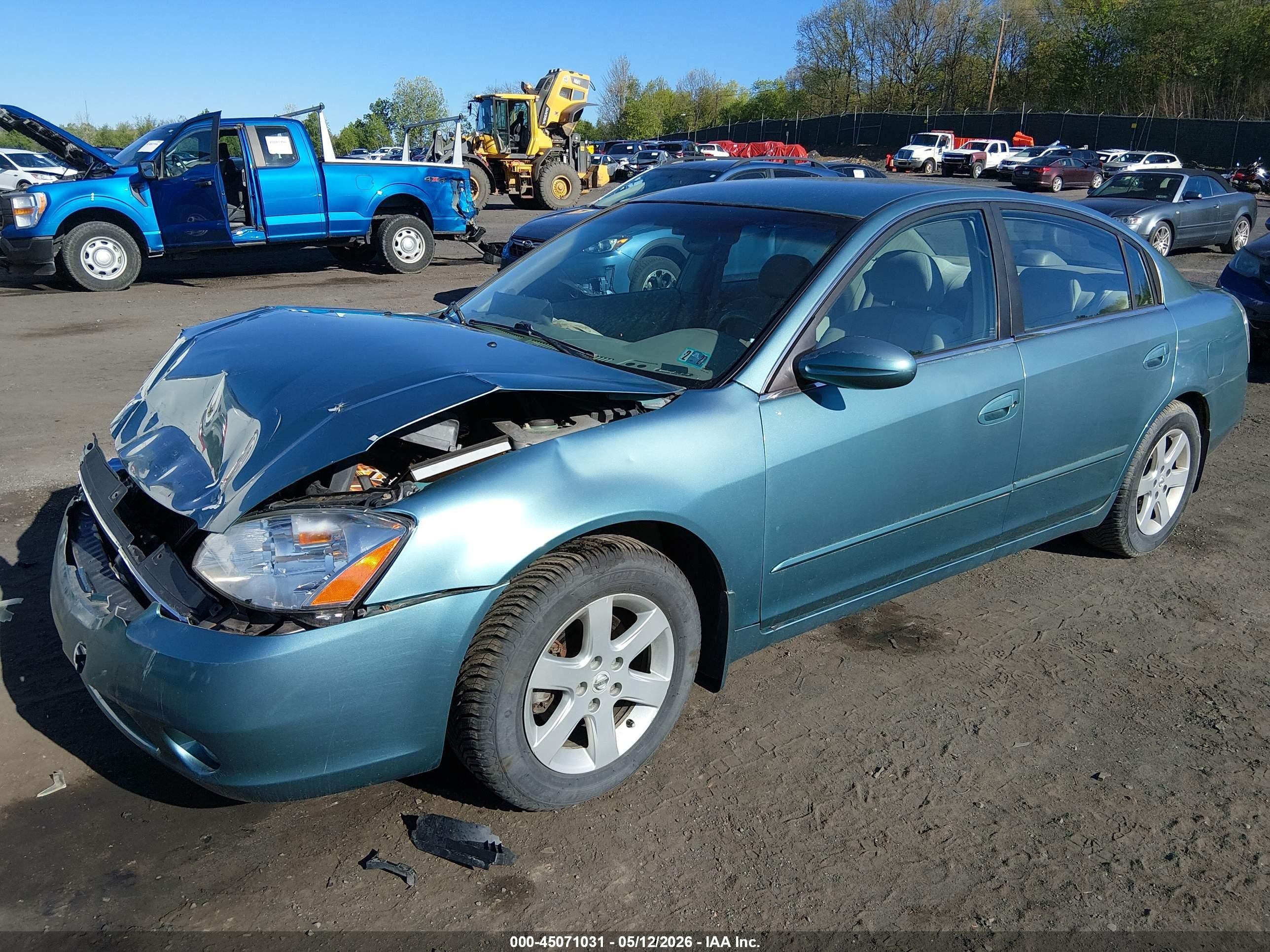 2003 Nissan Altima 2.5 S Blue vin: 1N4AL11E53C170133