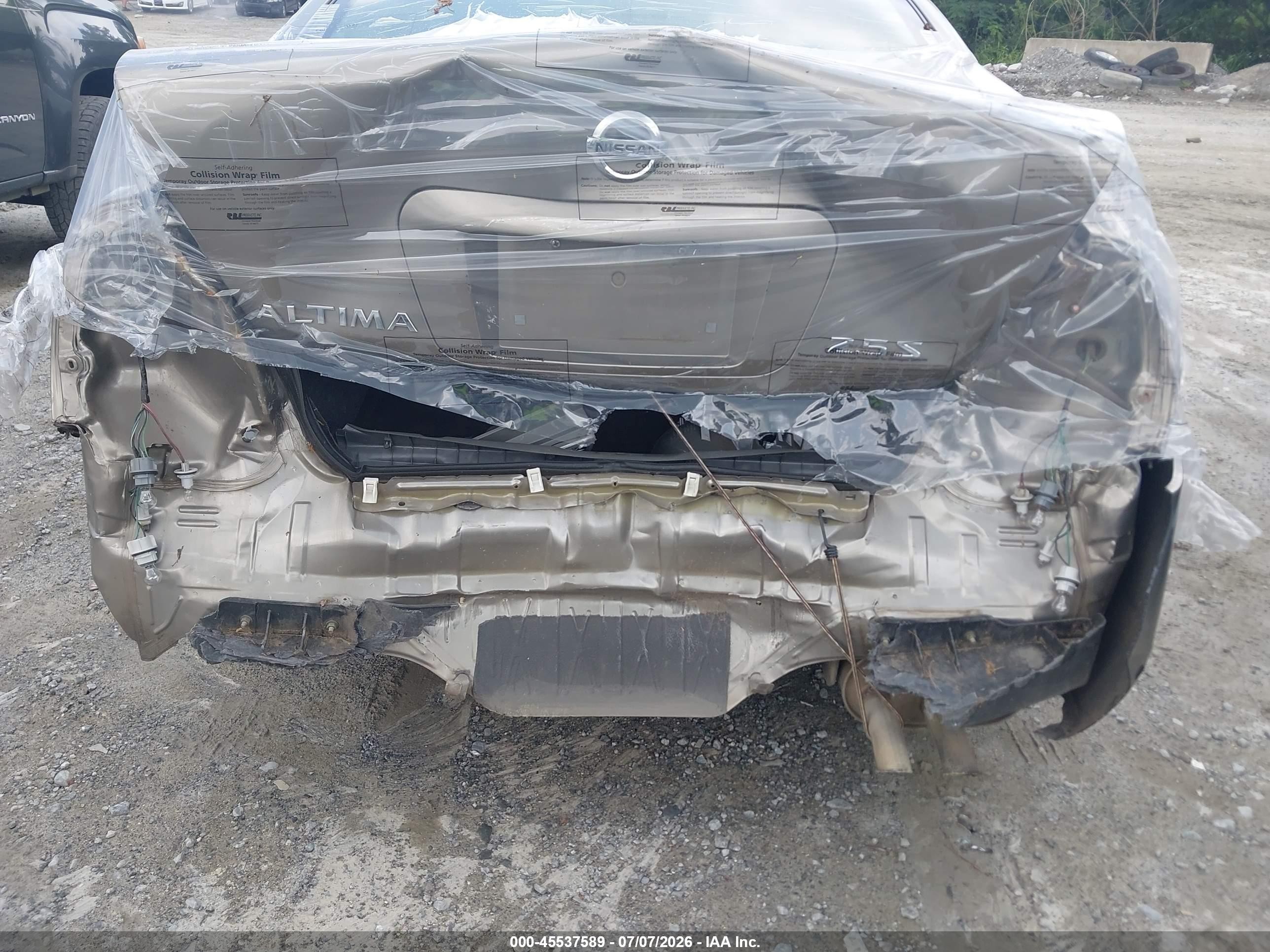 2005 Nissan Altima 2.5 S Gray vin: 1N4AL11E55N496375