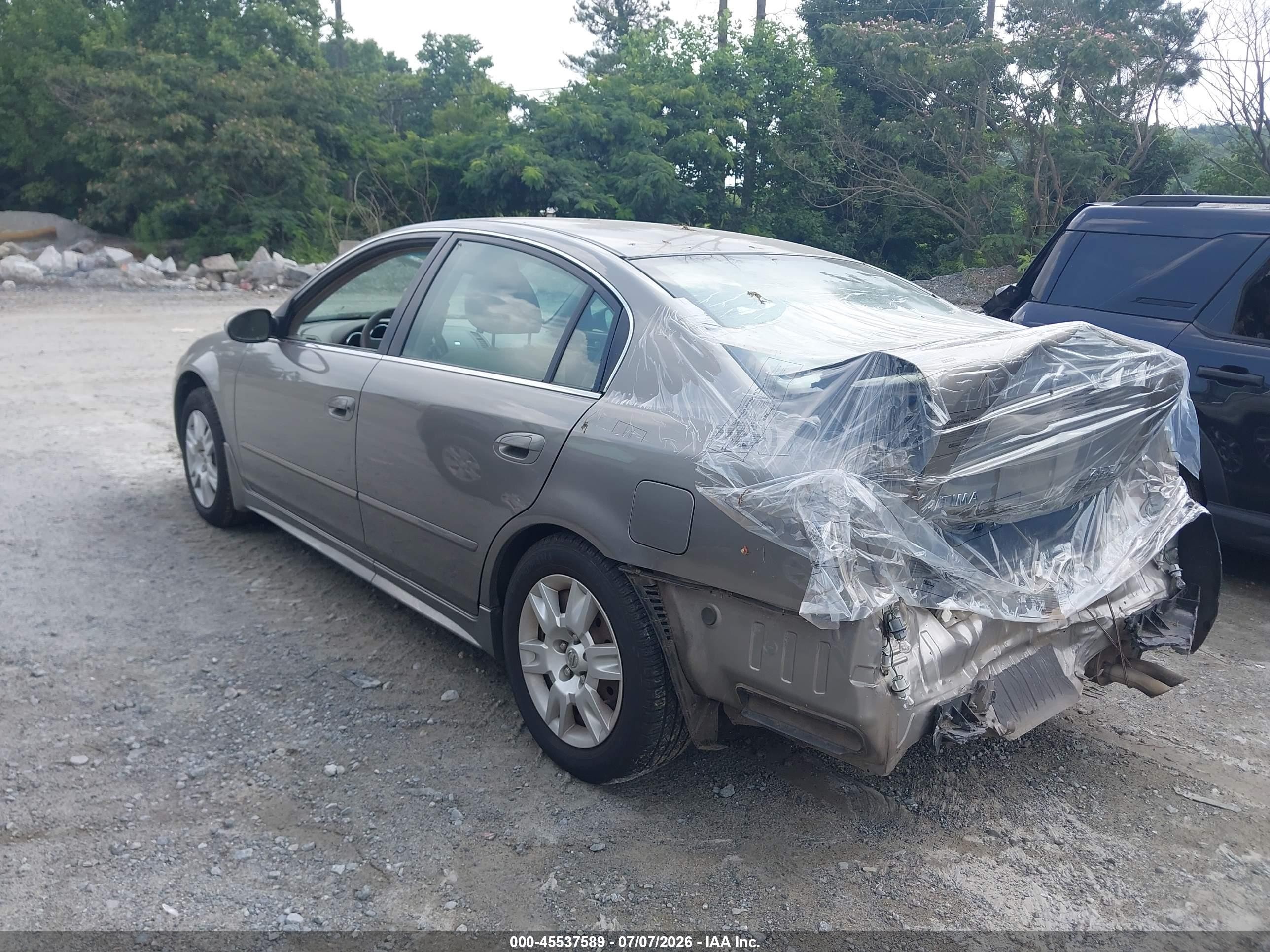 2005 Nissan Altima 2.5 S Gray vin: 1N4AL11E55N496375