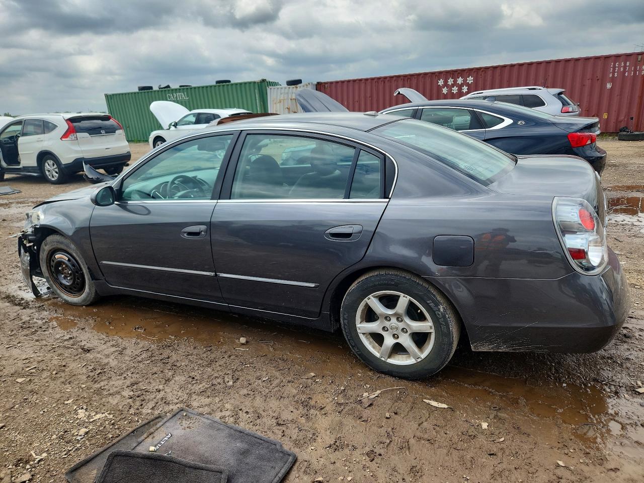 2006 Nissan Altima Gray vin: 1N4AL11E56N309945