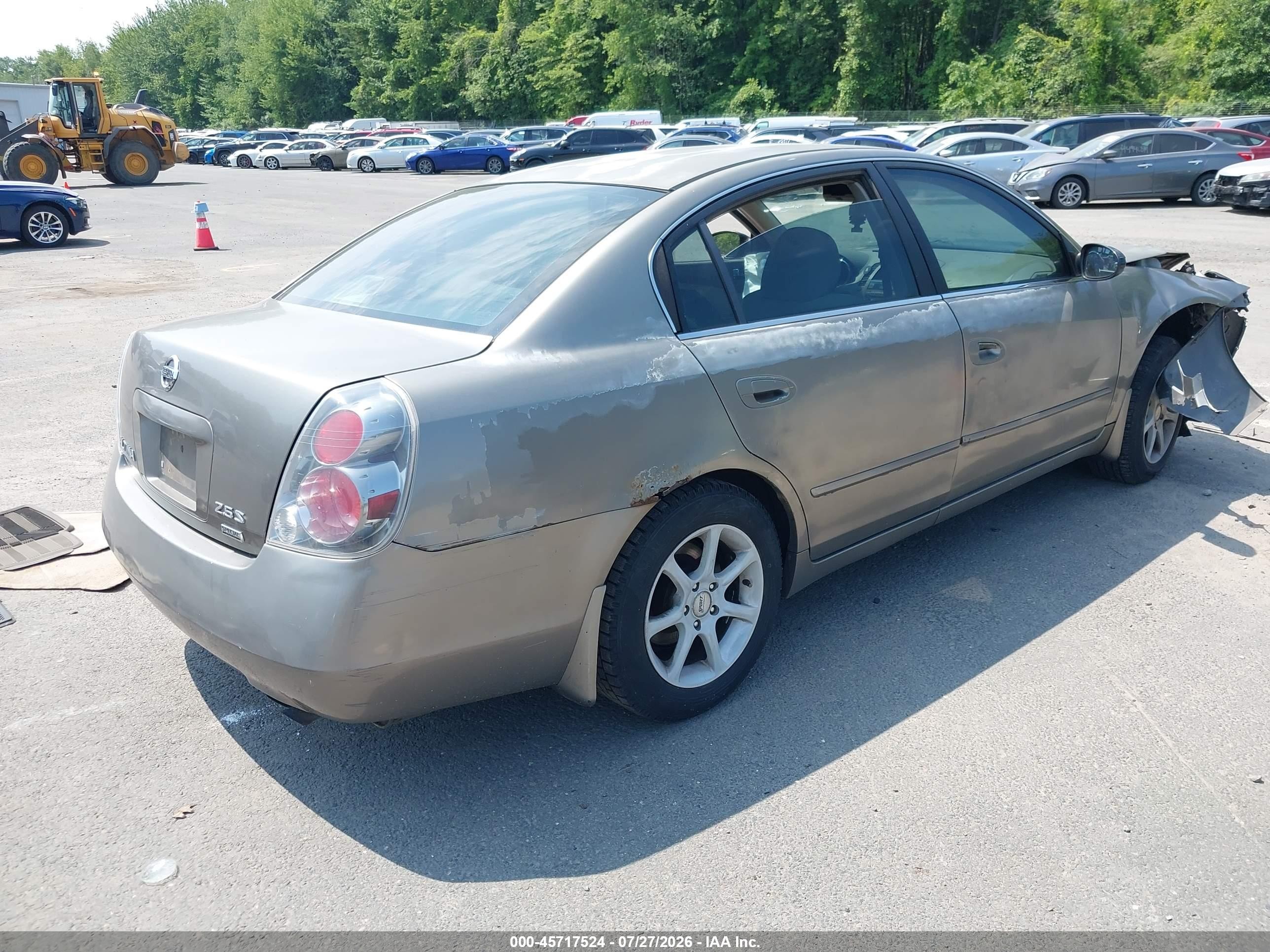2006 Nissan Altima 2.5 S Gray vin: 1N4AL11E56N323912