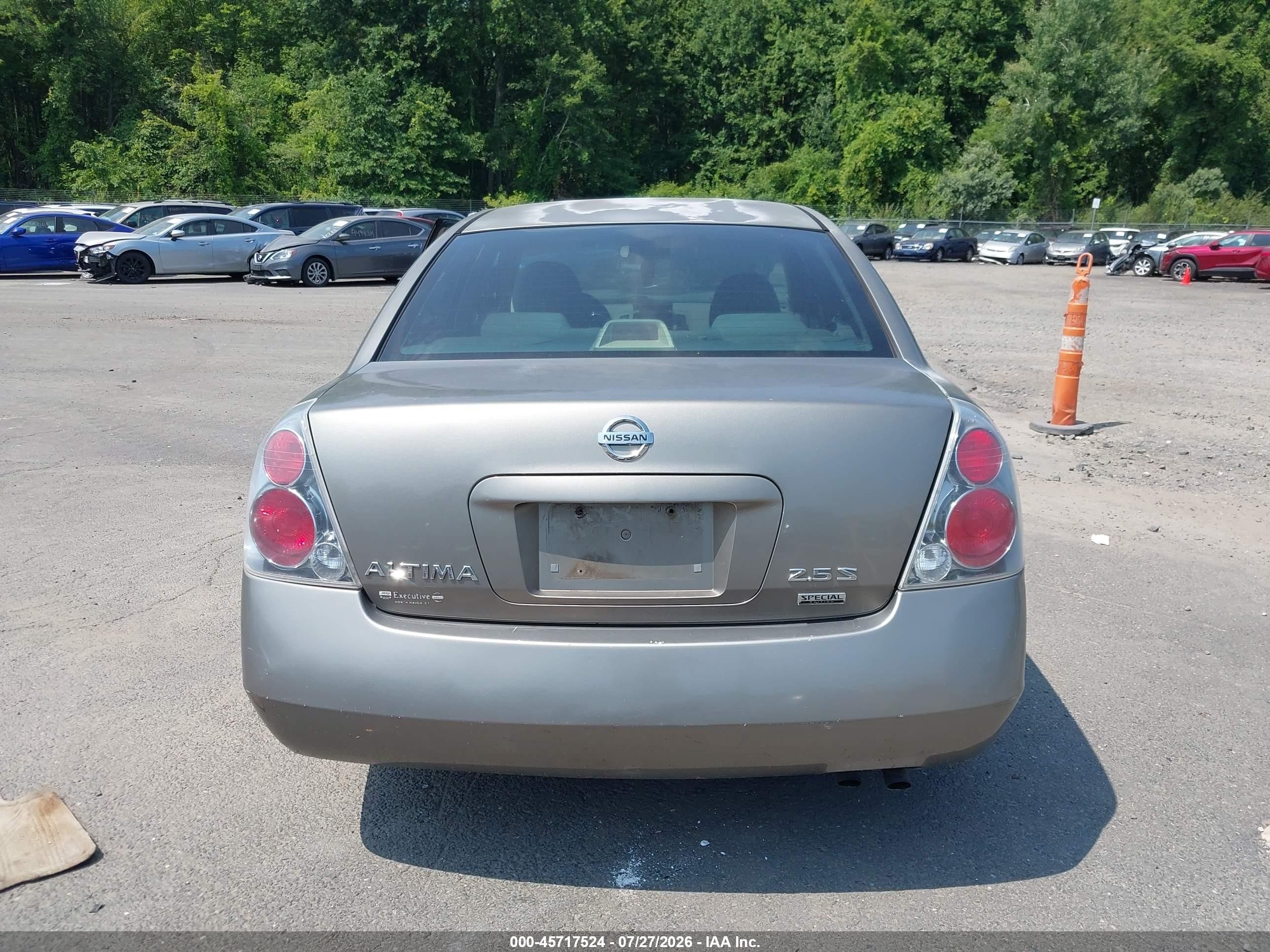 2006 Nissan Altima 2.5 S Gray vin: 1N4AL11E56N323912