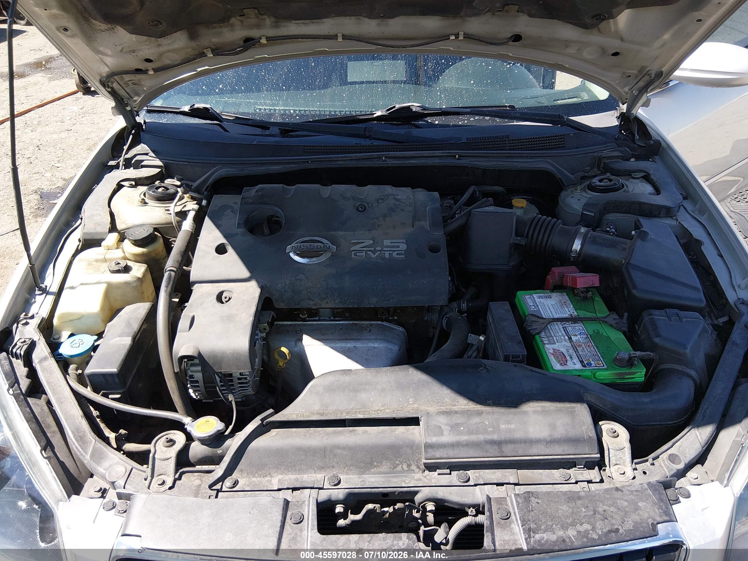 2005 Nissan Altima 2.5 S Silver vin: 1N4AL11E65C395826