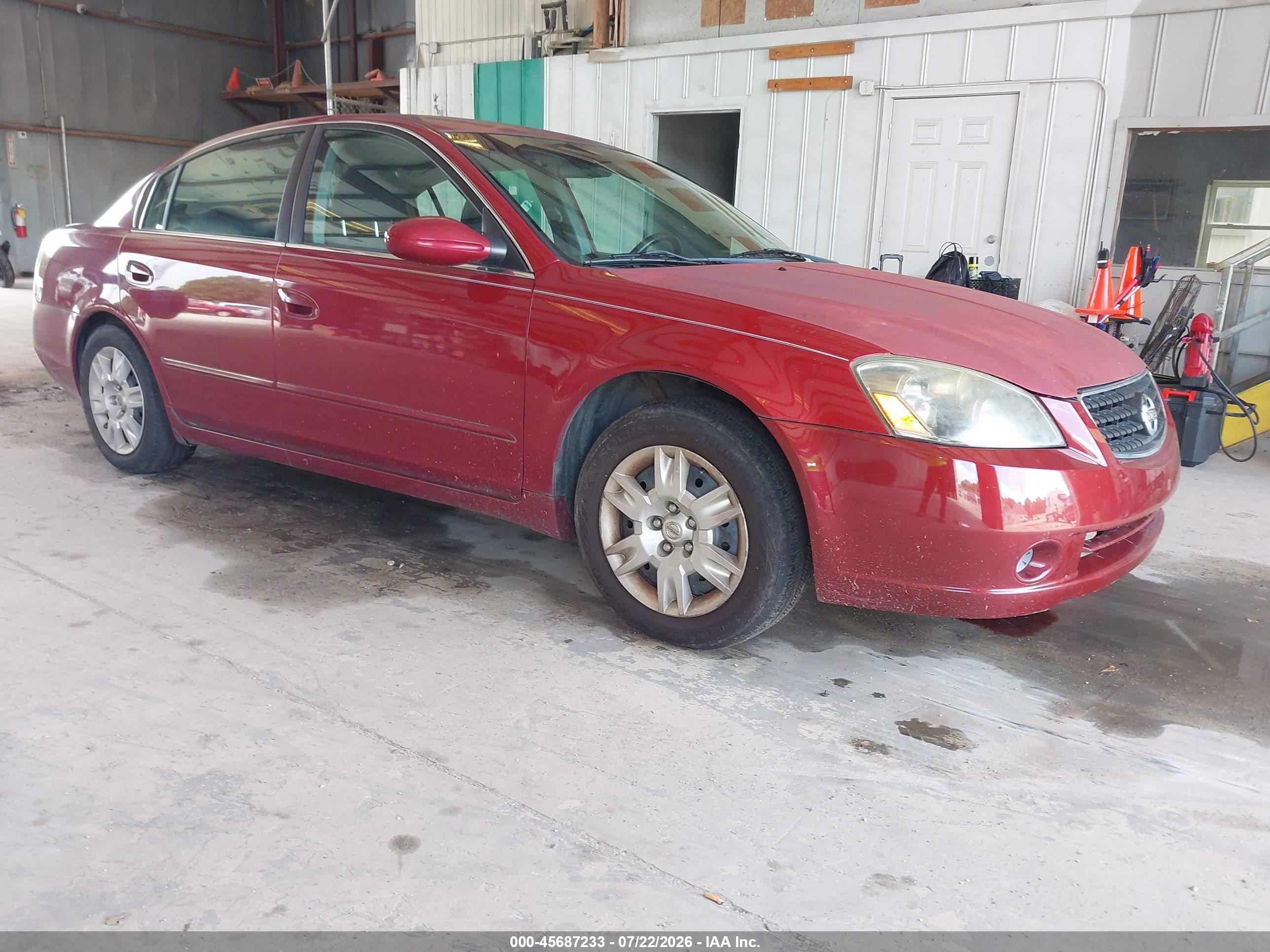 2006 Nissan Altima 2.5 S Maroon vin: 1N4AL11E66C194381