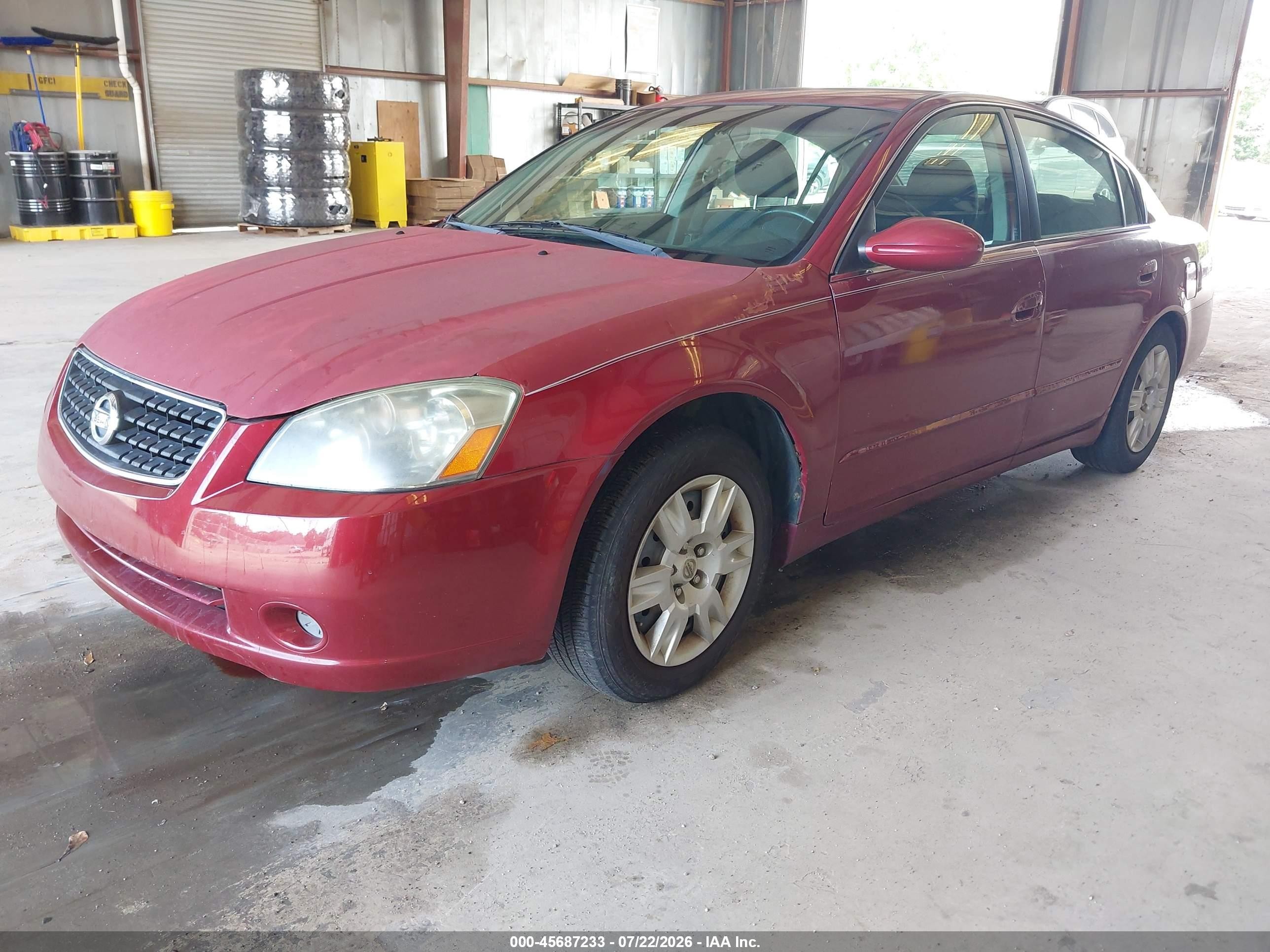 2006 Nissan Altima 2.5 S Maroon vin: 1N4AL11E66C194381