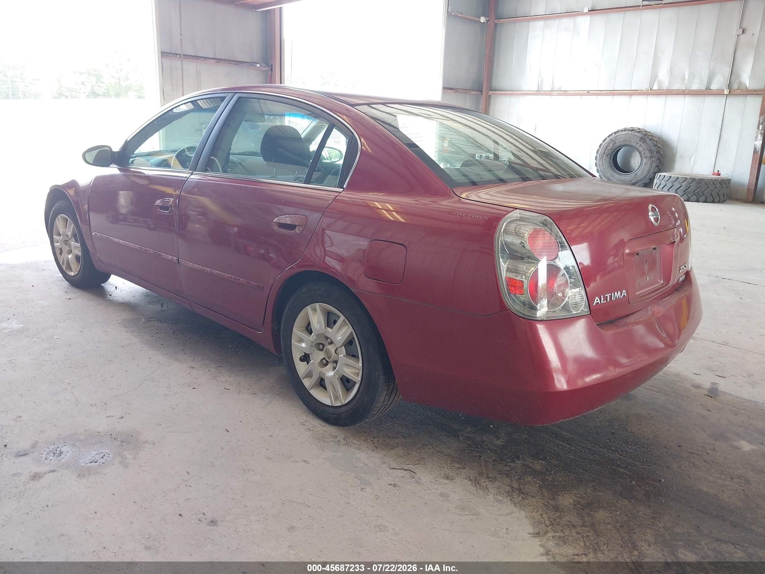 2006 Nissan Altima 2.5 S Maroon vin: 1N4AL11E66C194381
