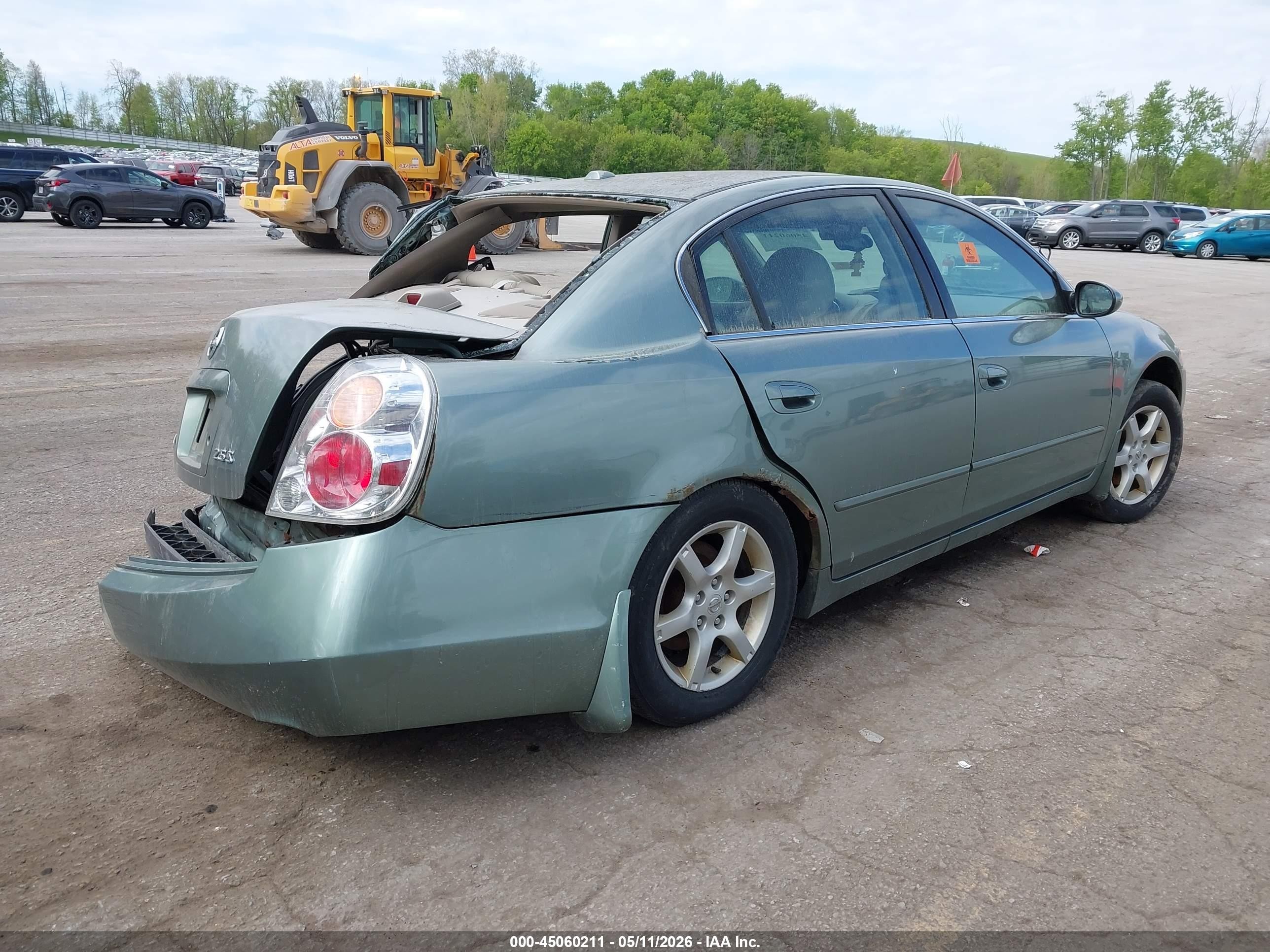 2006 Nissan Altima 2.5 S Teal vin: 1N4AL11E66C233082