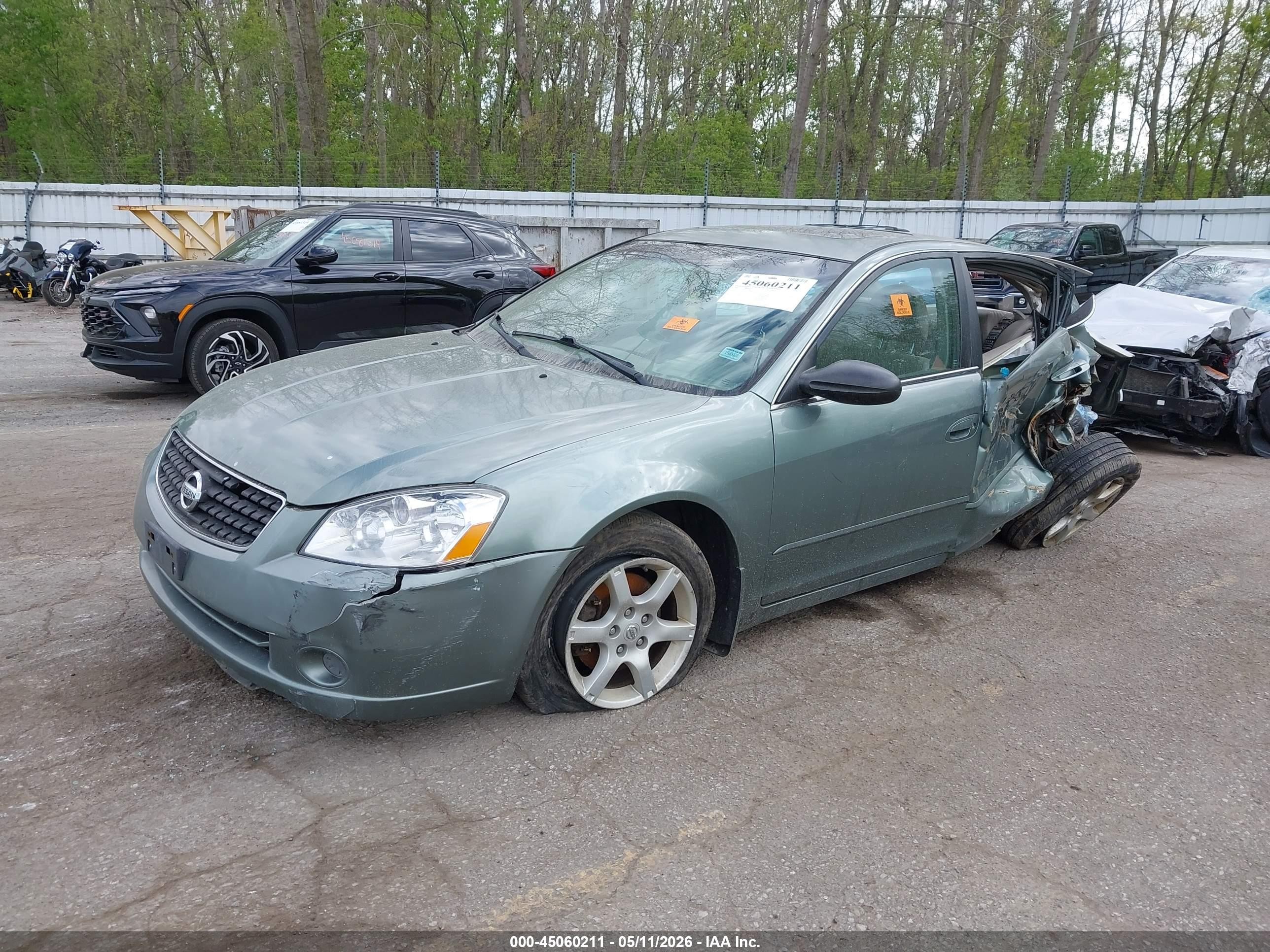2006 Nissan Altima 2.5 S Teal vin: 1N4AL11E66C233082