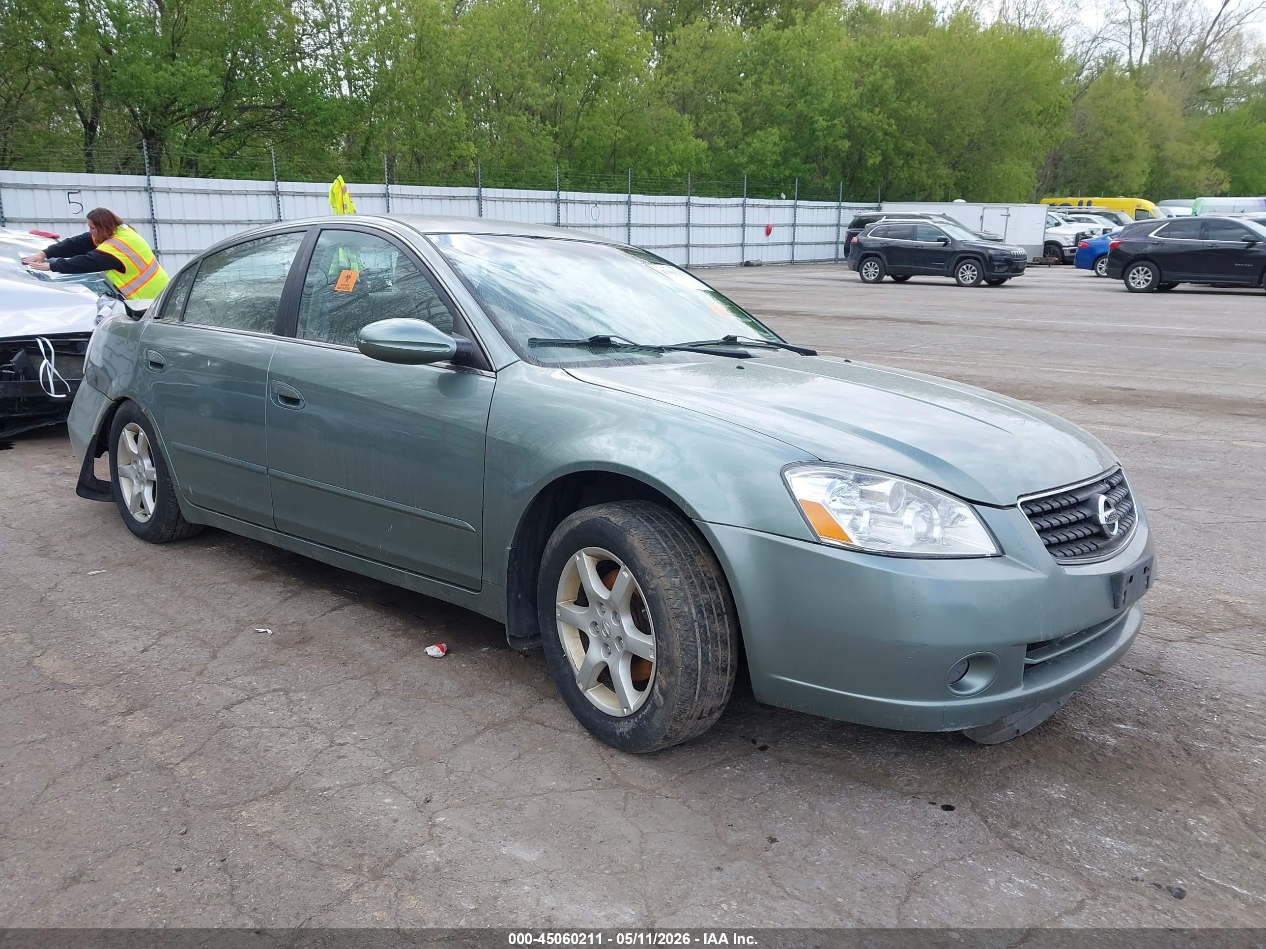 2006 Nissan Altima 2.5 S Teal vin: 1N4AL11E66C233082