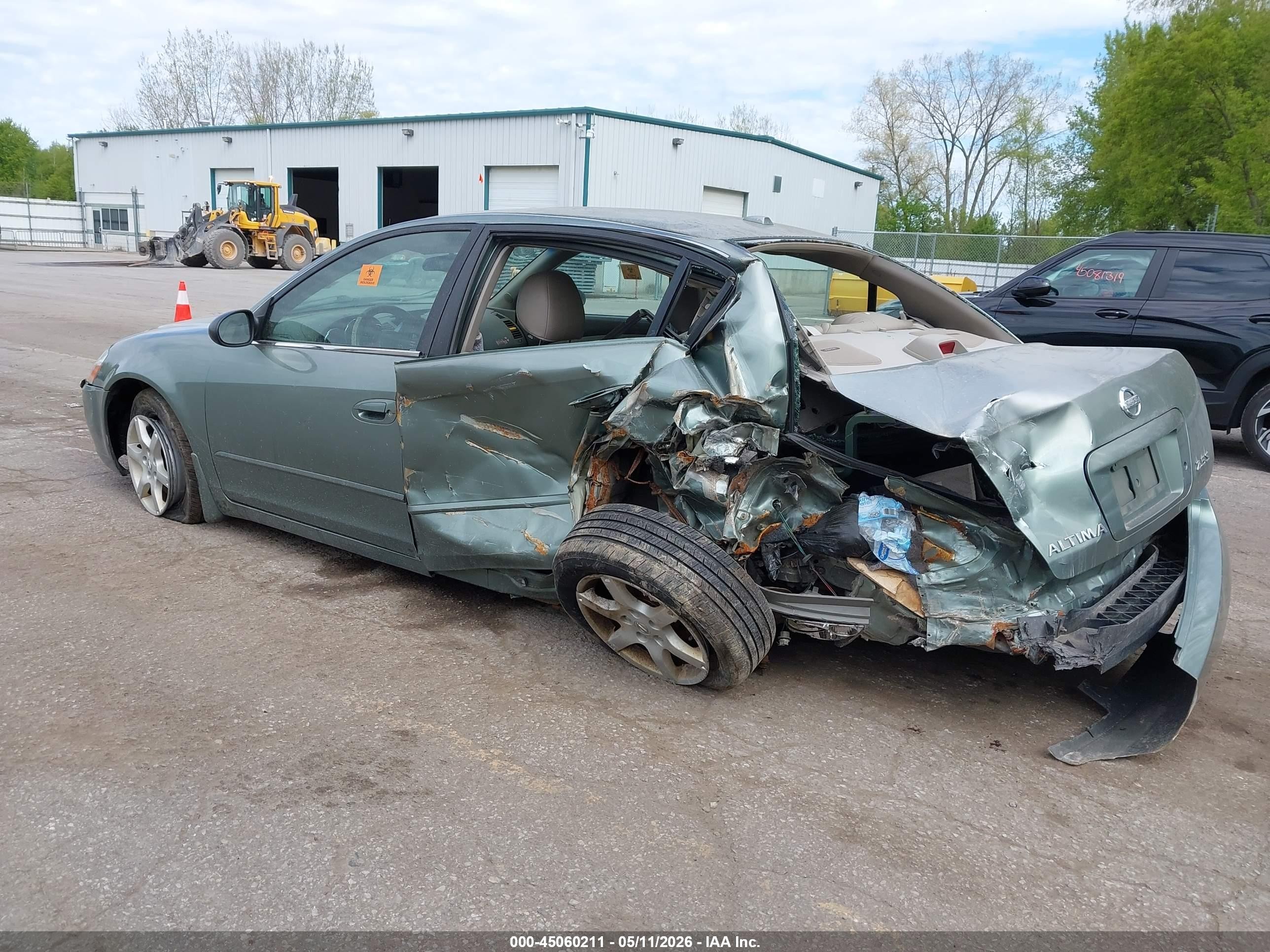2006 Nissan Altima 2.5 S Teal vin: 1N4AL11E66C233082
