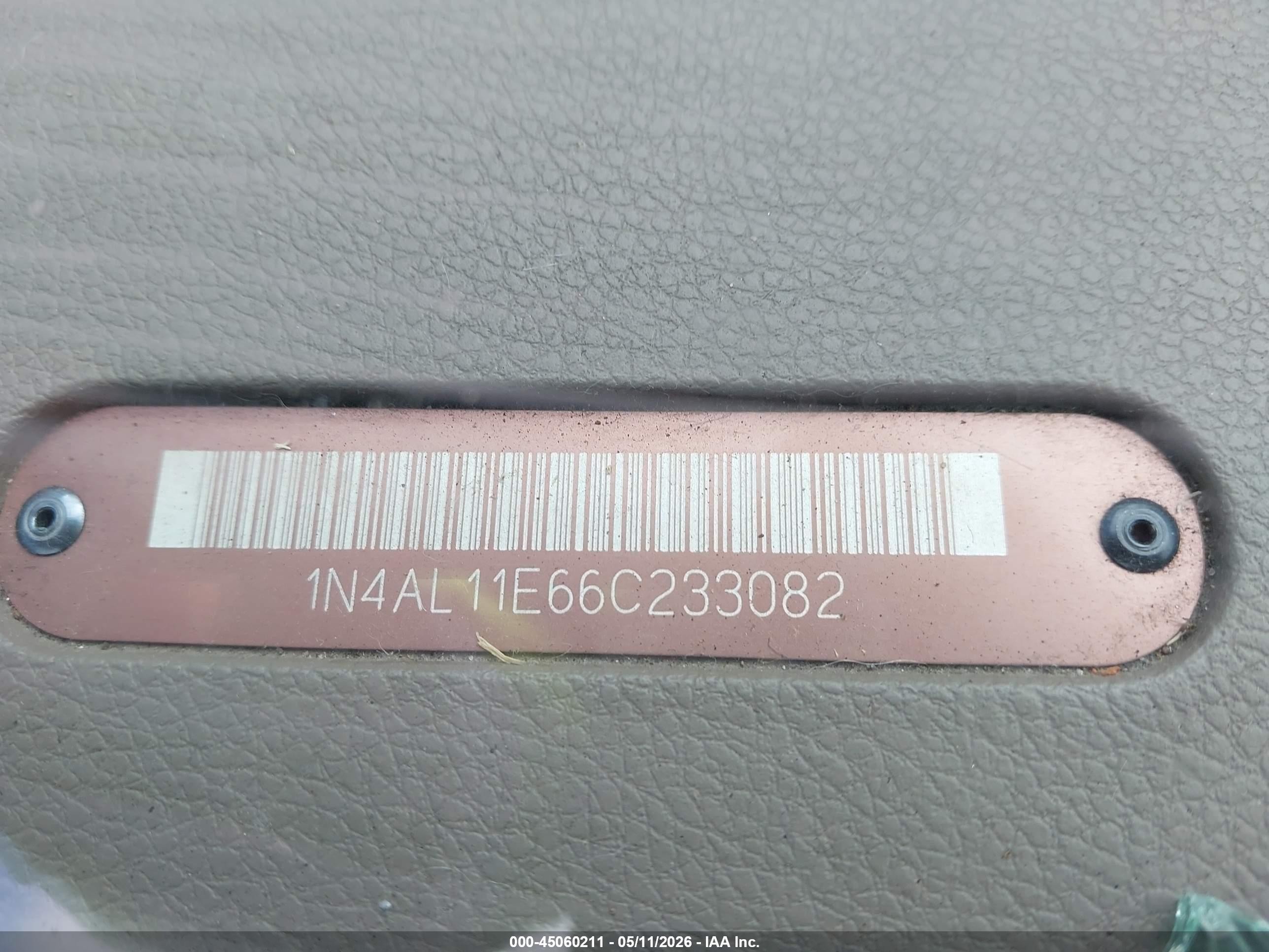 2006 Nissan Altima 2.5 S Teal vin: 1N4AL11E66C233082