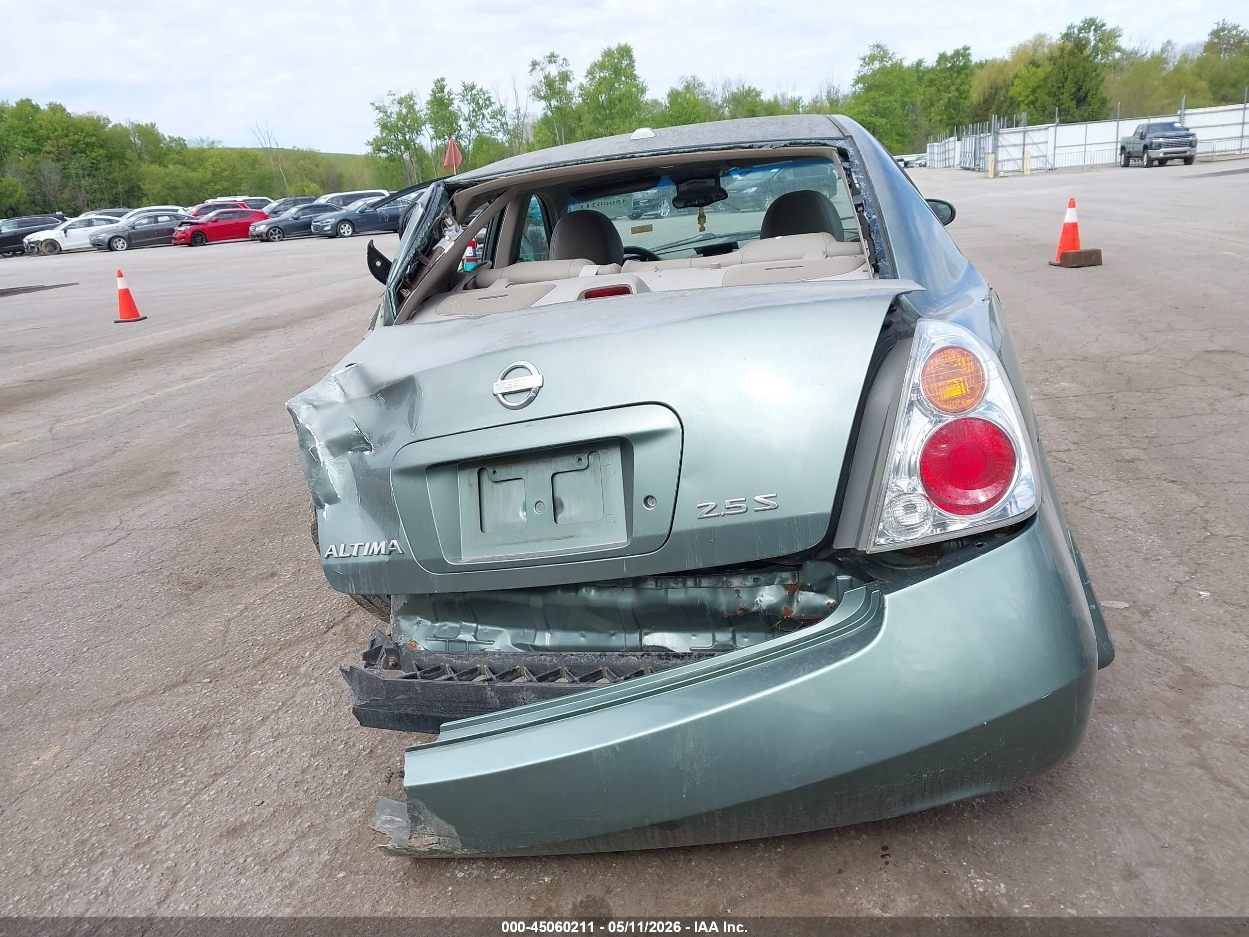 2006 Nissan Altima 2.5 S Teal vin: 1N4AL11E66C233082