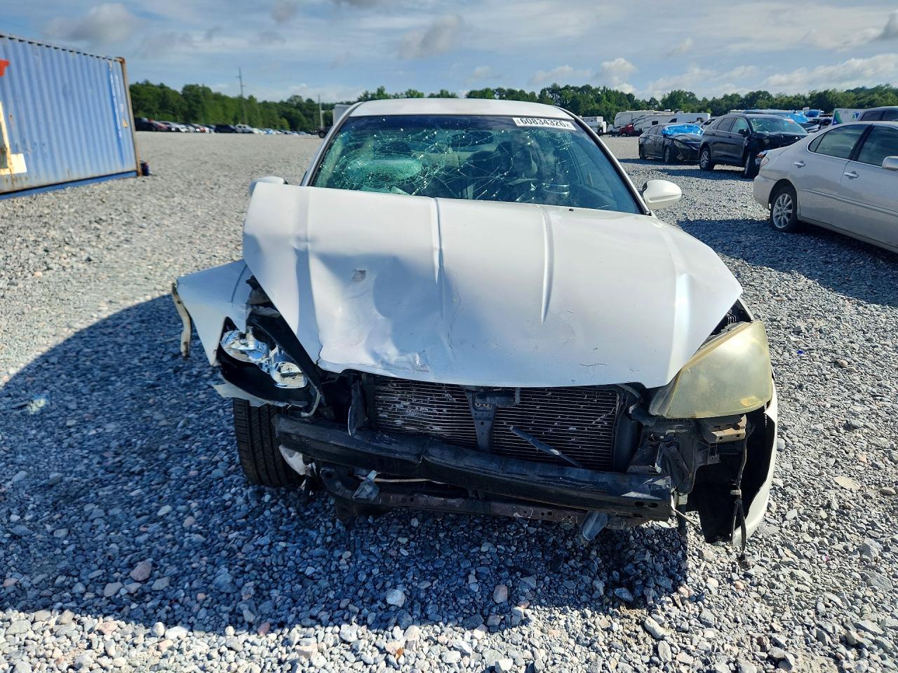 2005 Nissan Altima 2.5 White vin: 1N4AL11E75C110356