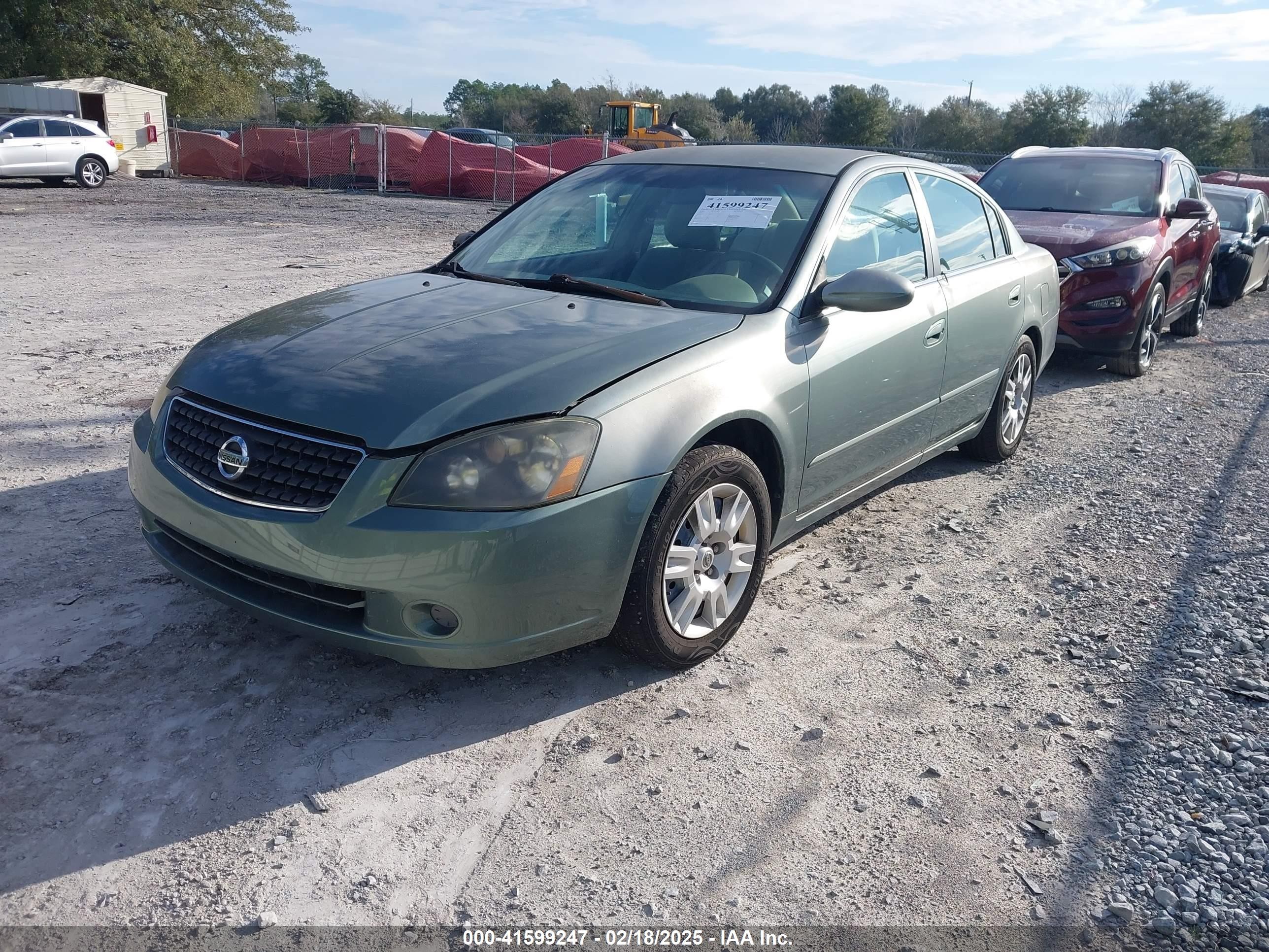 2005 Nissan Altima 2.5 S Green vin: 1N4AL11E75C952808