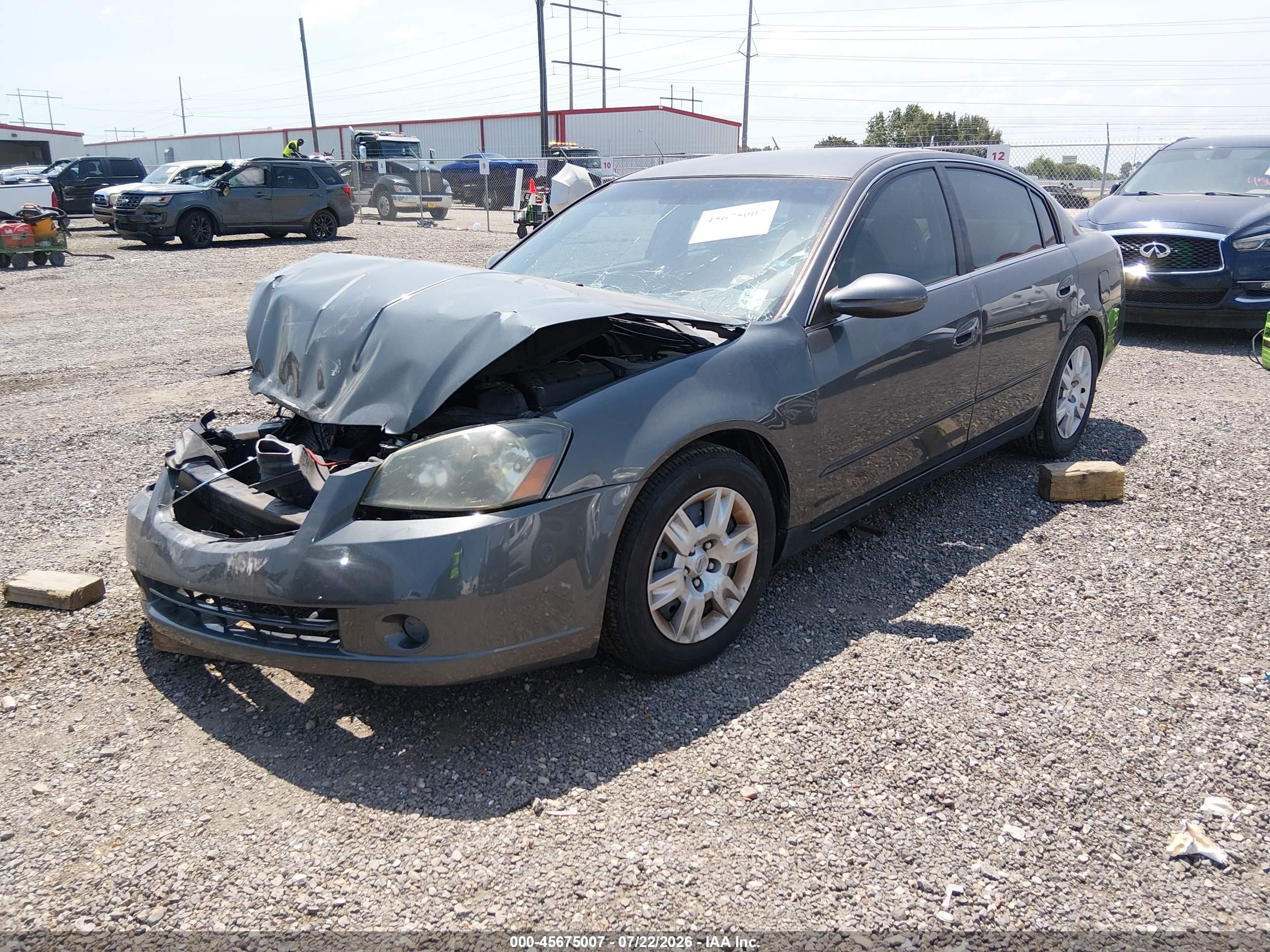 2006 Nissan Altima 2.5 S Gray vin: 1N4AL11E76C149076