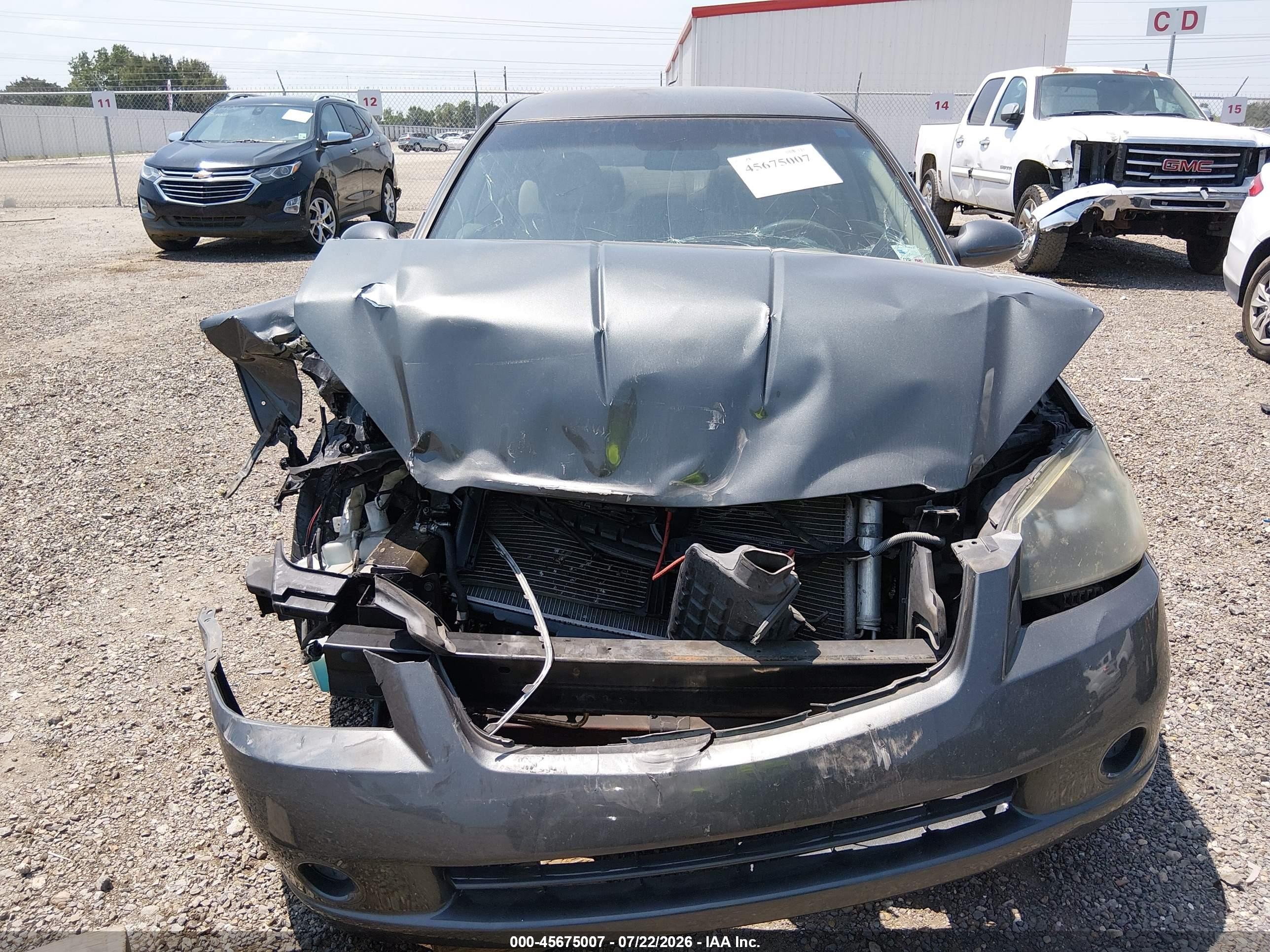 2006 Nissan Altima 2.5 S Gray vin: 1N4AL11E76C149076