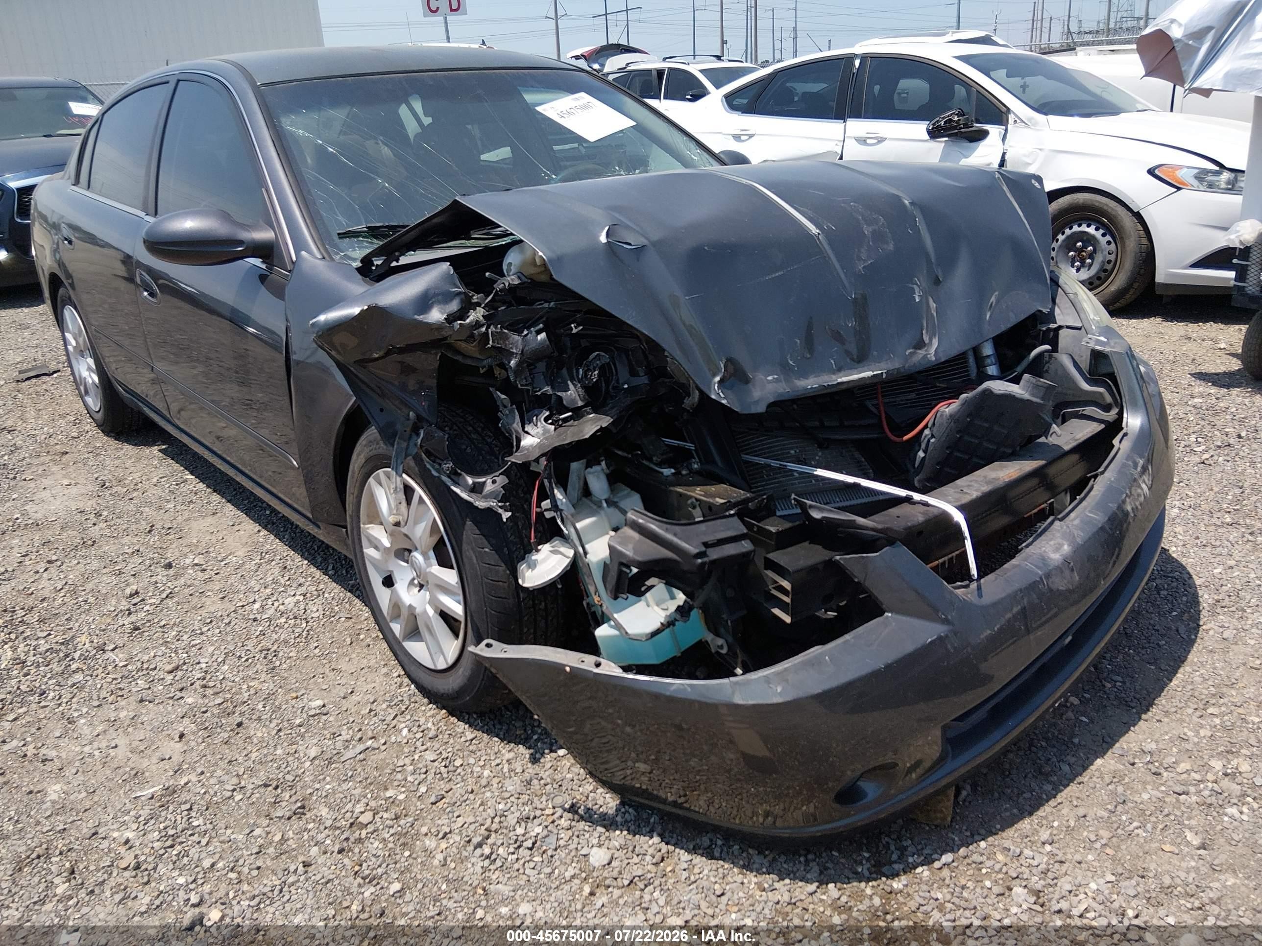 2006 Nissan Altima 2.5 S Gray vin: 1N4AL11E76C149076