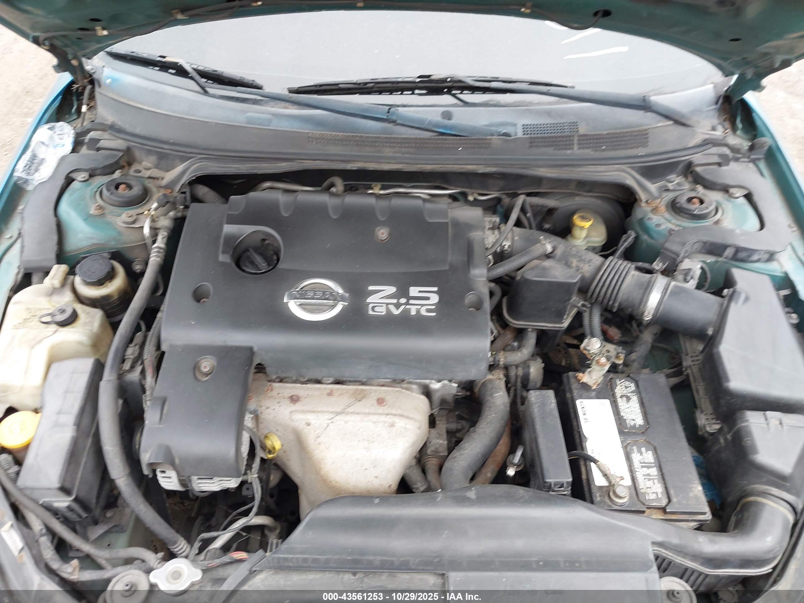 2003 Nissan Altima 2.5 S Green vin: 1N4AL11E83C286765