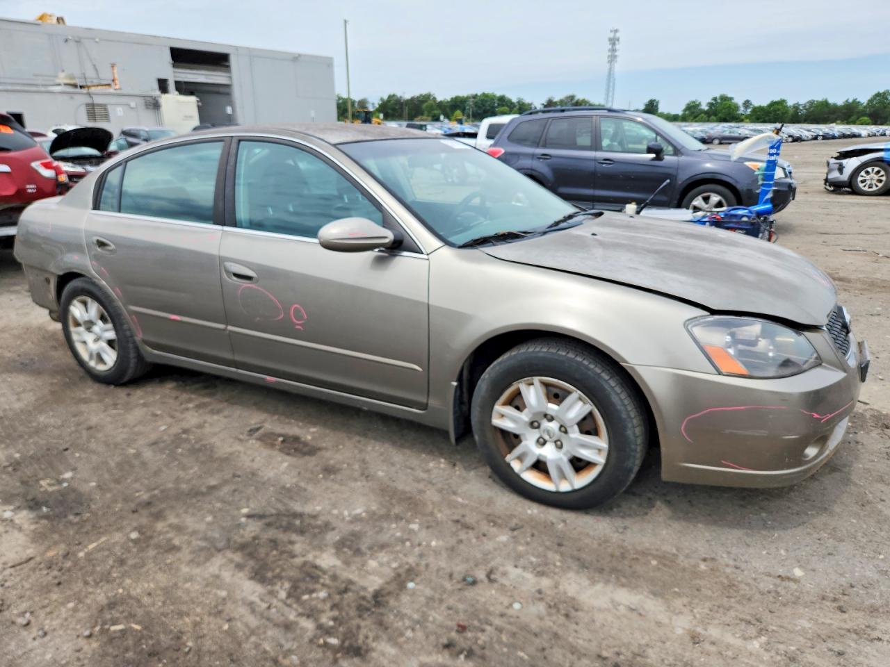 2006 Nissan Altima 2.5 S Beige vin: 1N4AL11E86C134764