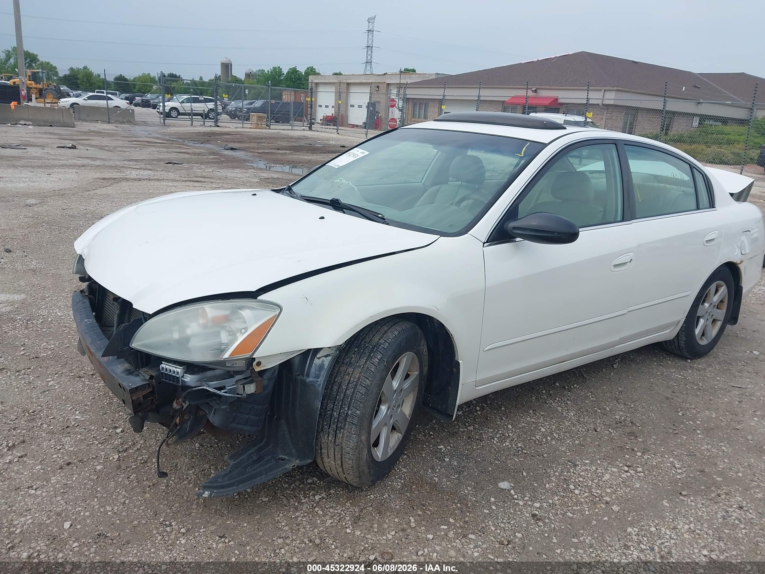 2003 Nissan Altima 2.5 Sl White vin: 1N4AL11E93C118679