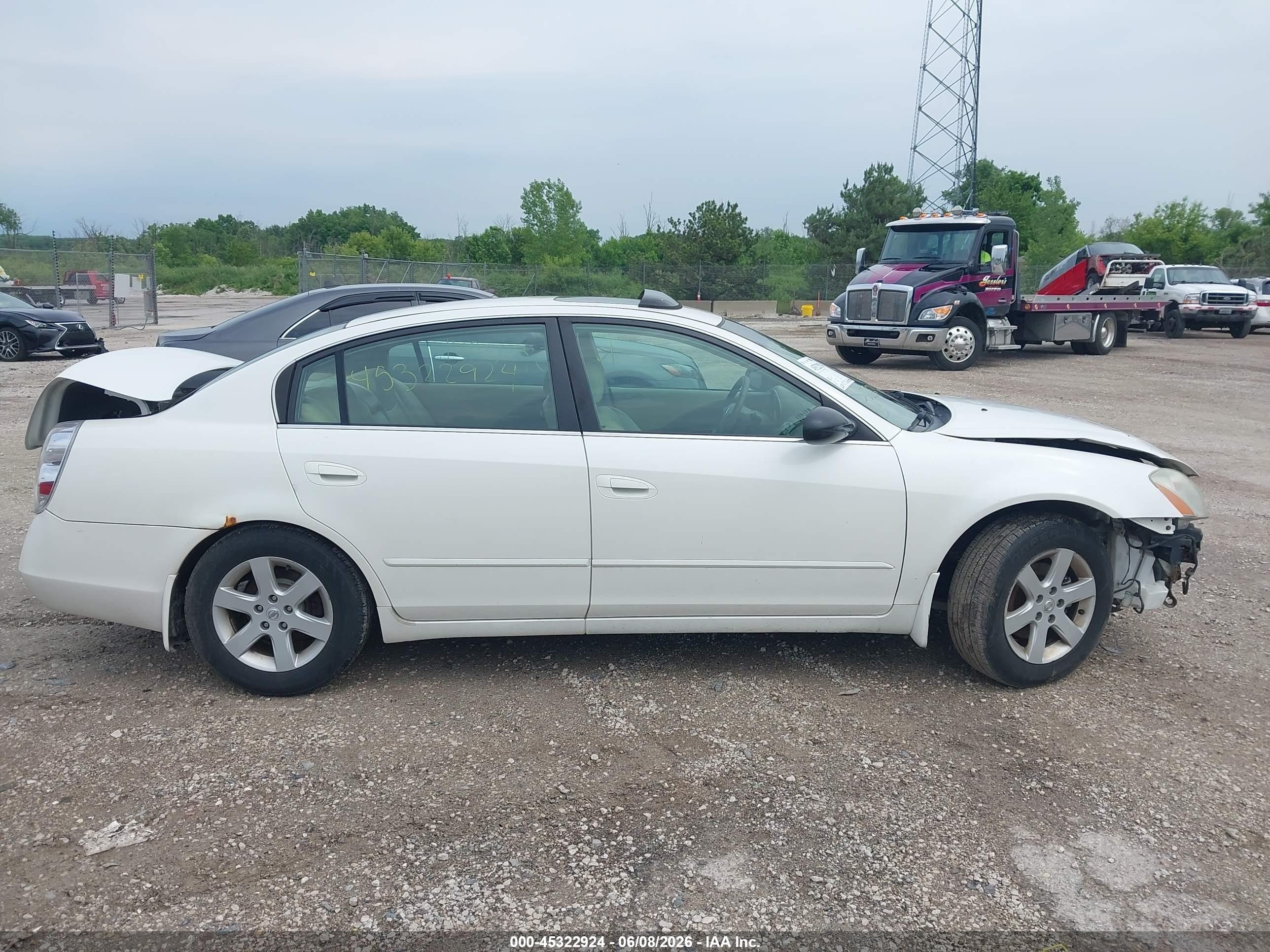 2003 Nissan Altima 2.5 Sl White vin: 1N4AL11E93C118679