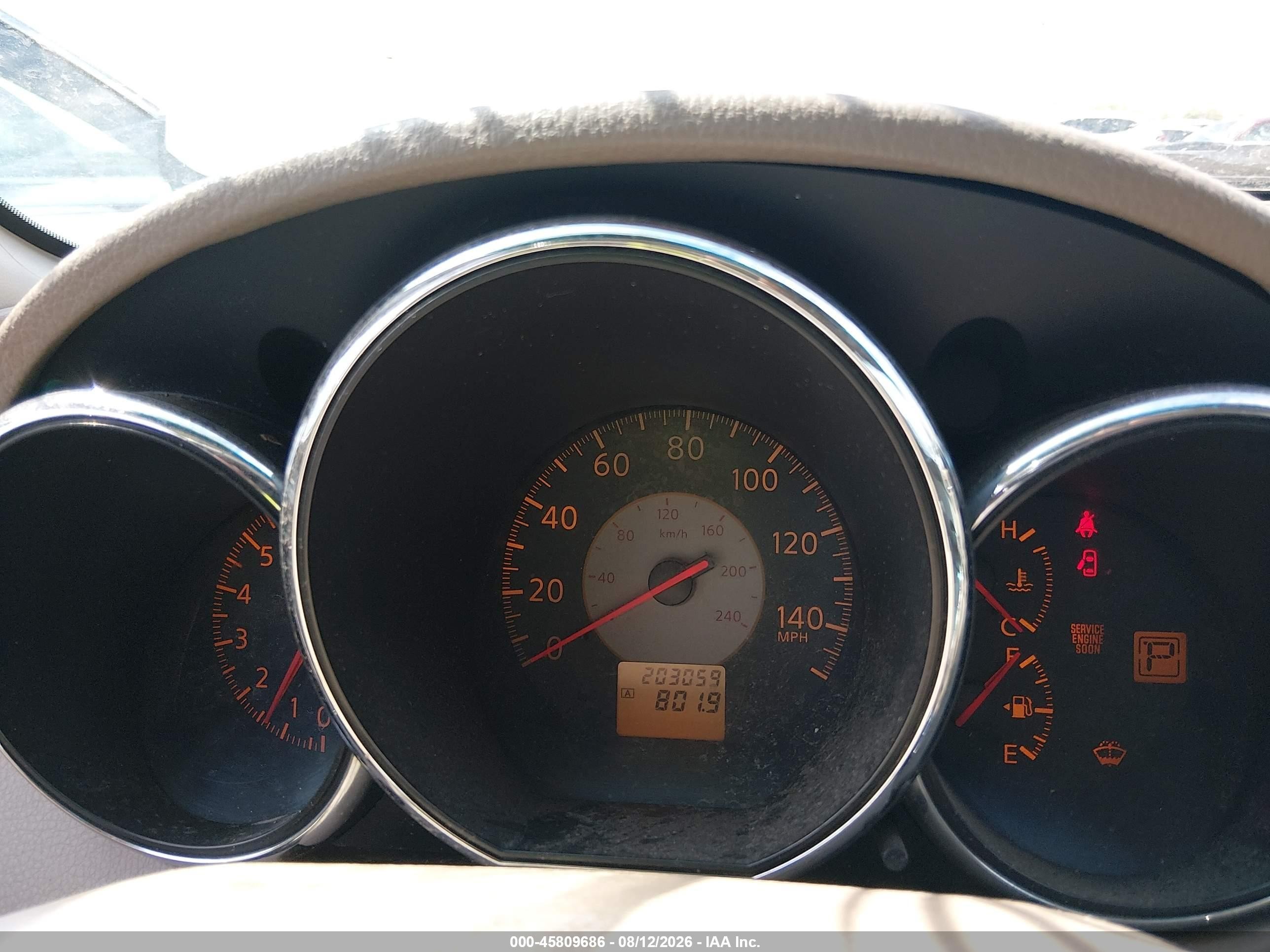 2005 Nissan Altima 2.5 S Бежевый vin: 1N4AL11E95C133606