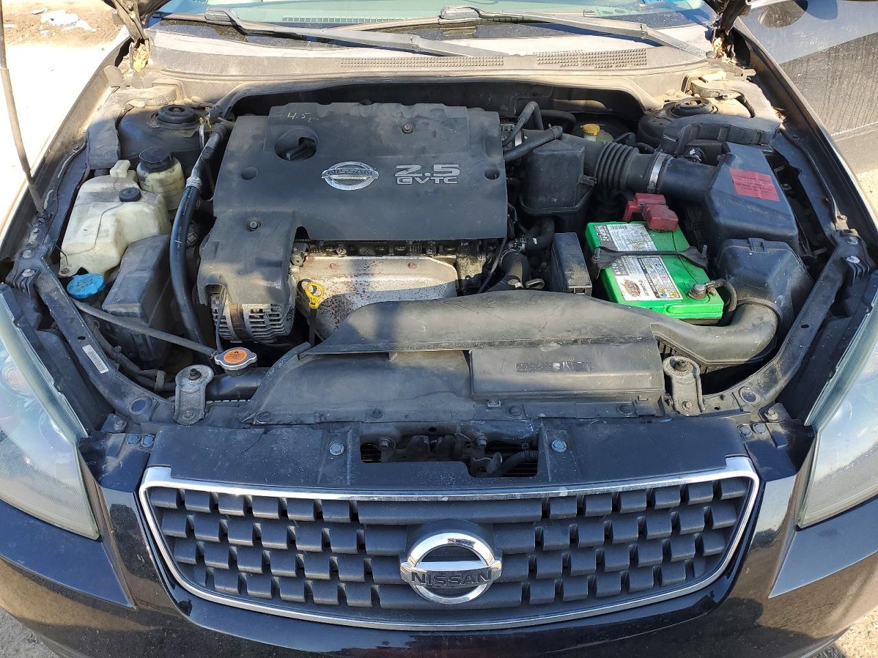 2006 Nissan Altima 2.5 S Черный vin: 1N4AL11E96C158894