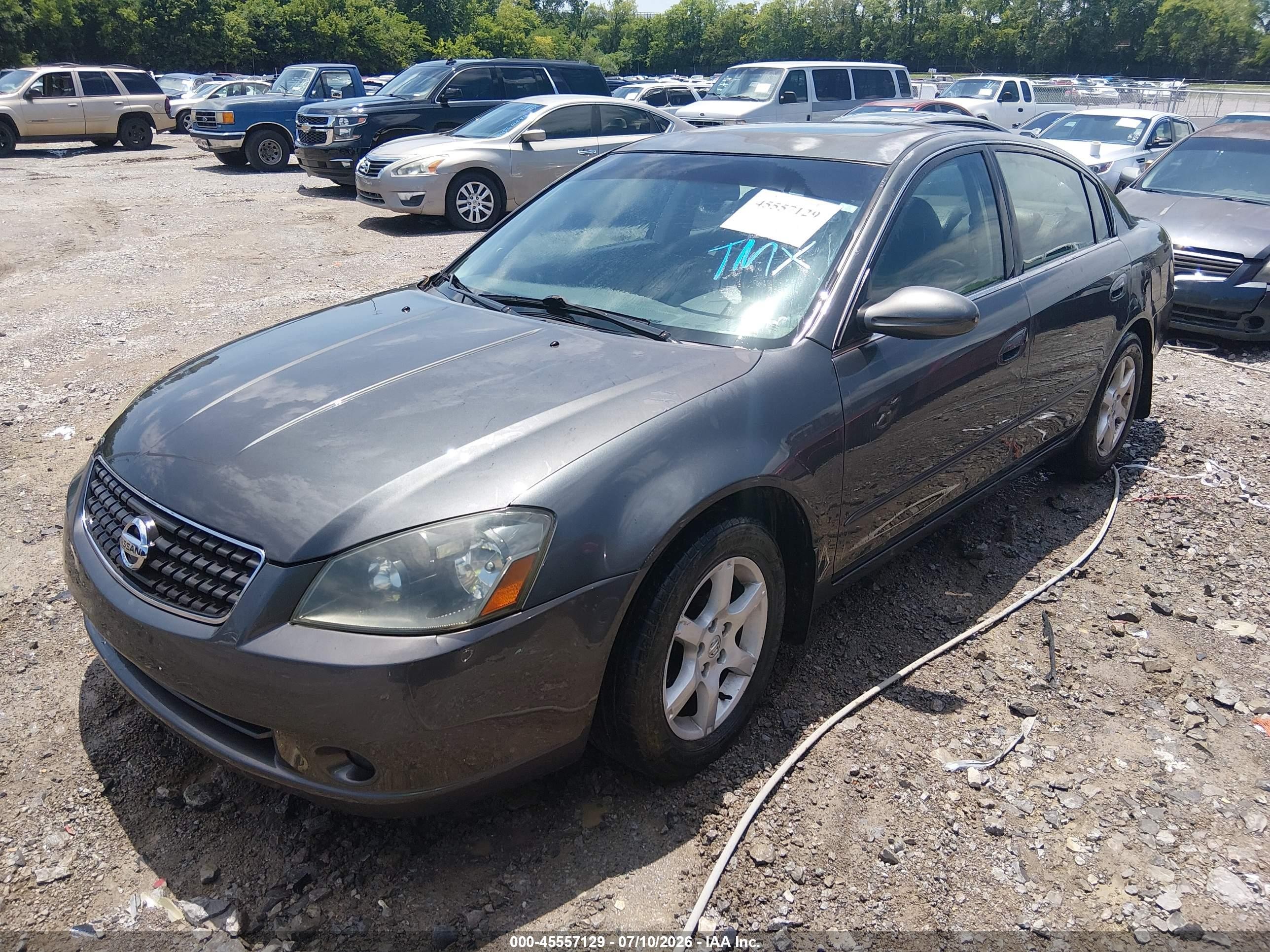 2006 Nissan Altima 2.5 S Серый vin: 1N4AL11E96N395504