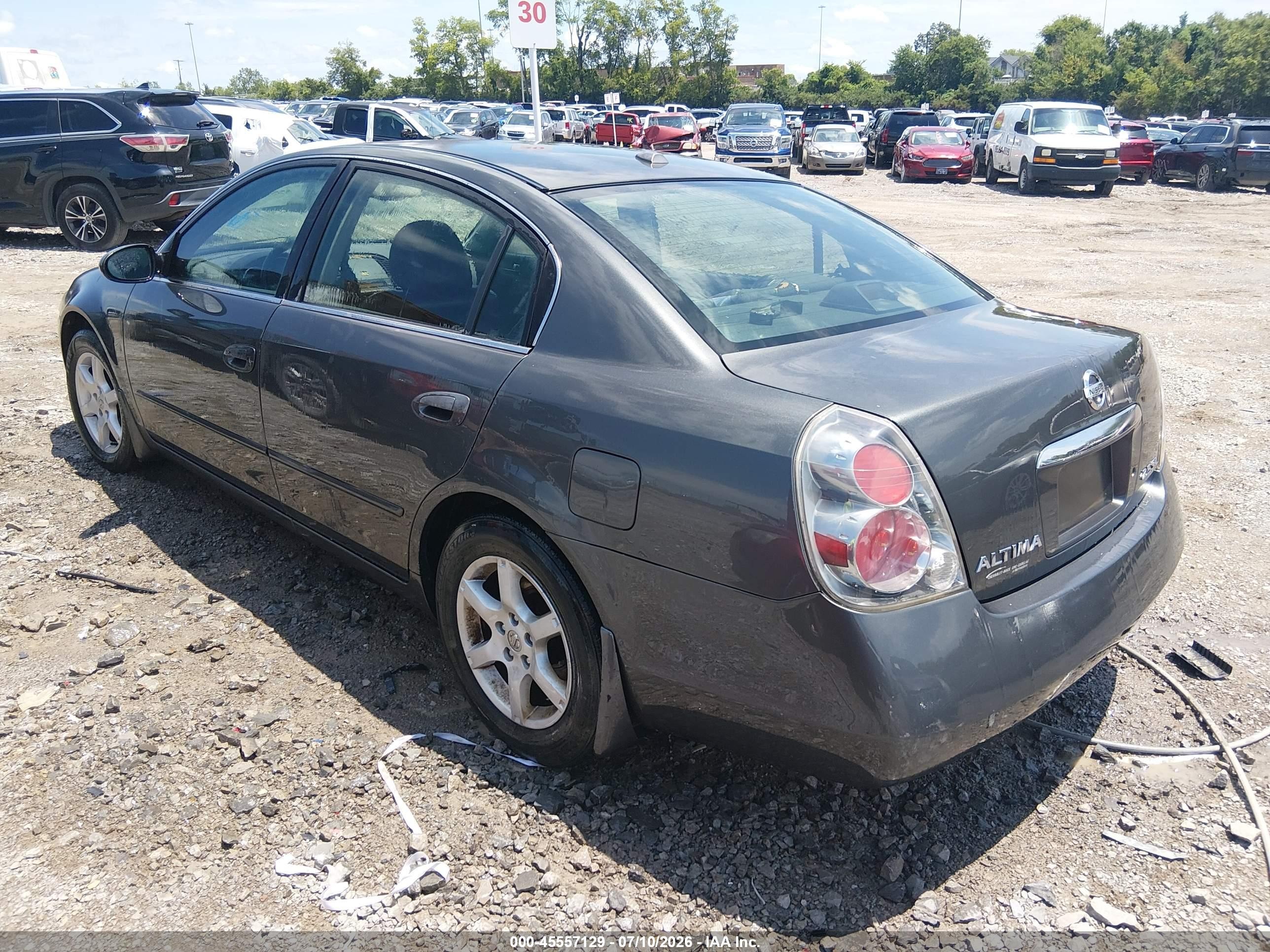 2006 Nissan Altima 2.5 S Серый vin: 1N4AL11E96N395504