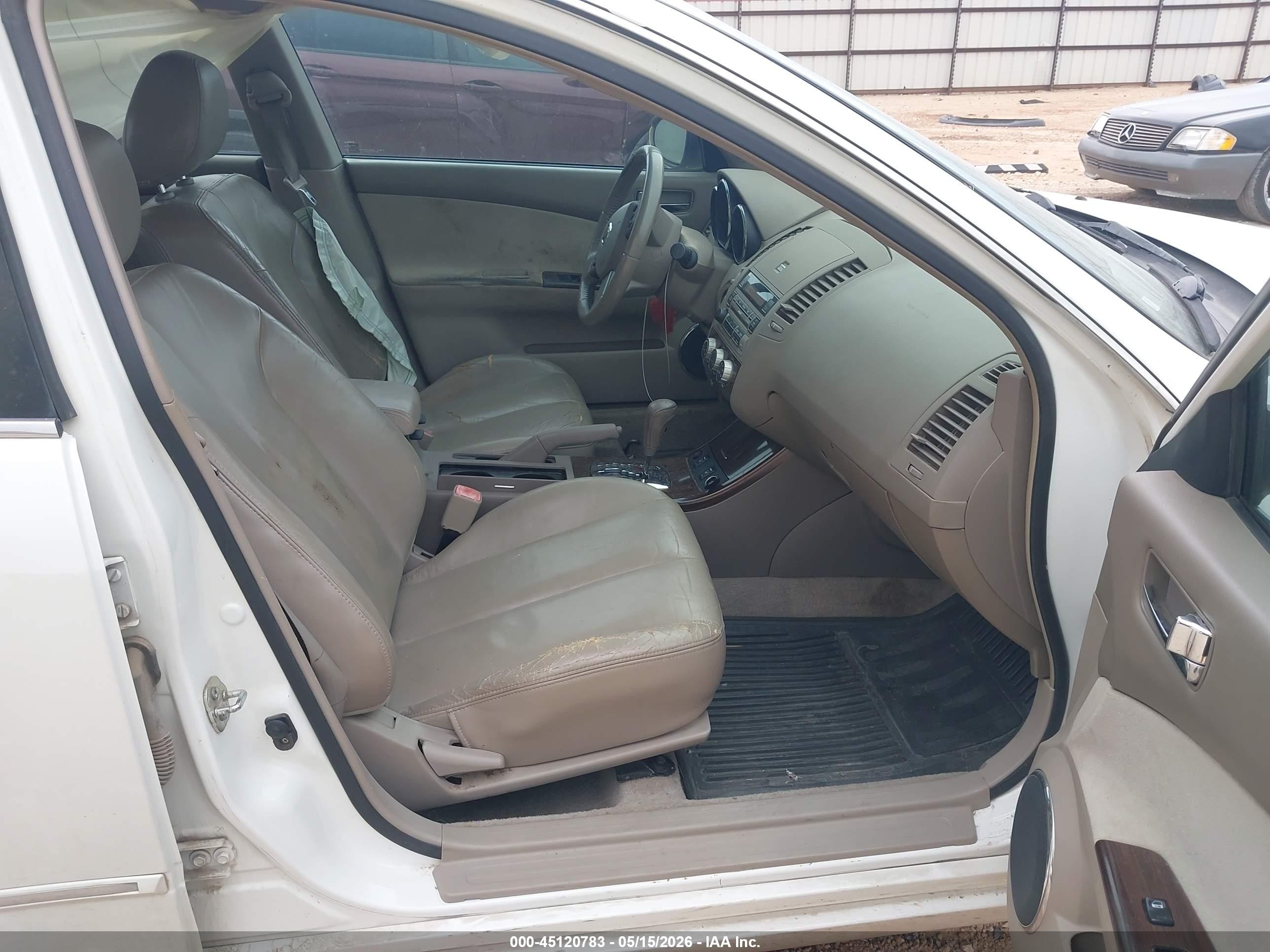 2005 Nissan Altima 2.5 S White vin: 1N4AL11EX5C310924