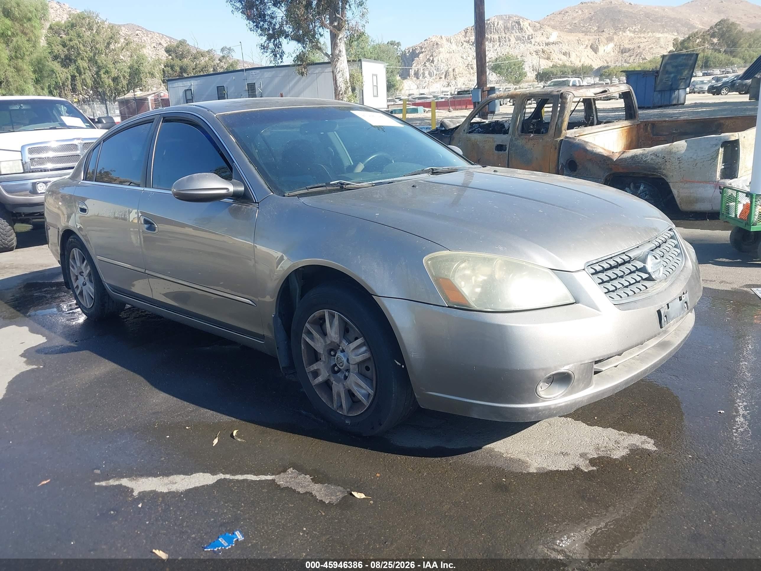 2005 Nissan Altima 2.5 S Gray vin: 1N4AL11EX5N404645