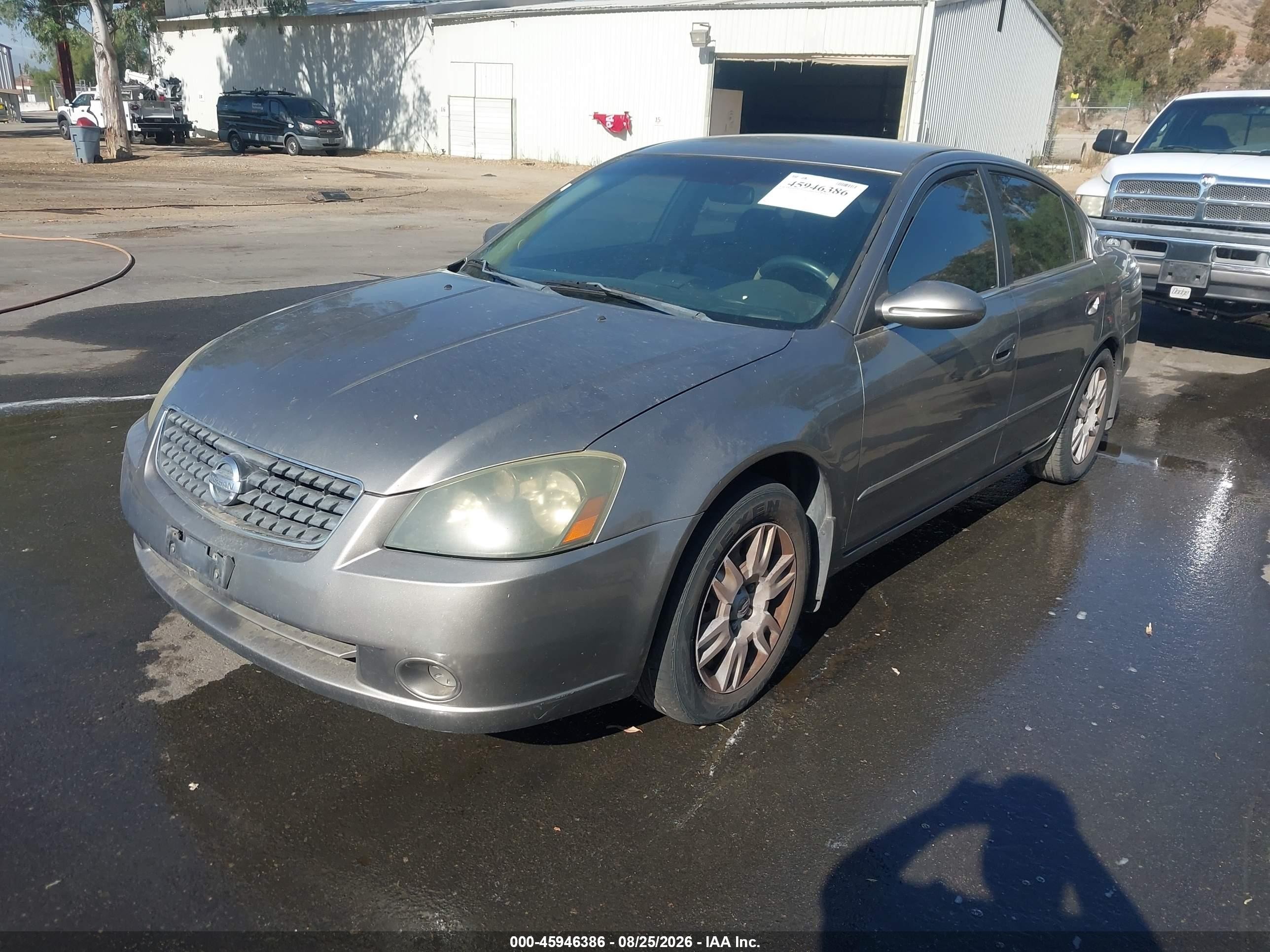 2005 Nissan Altima 2.5 S Gray vin: 1N4AL11EX5N404645