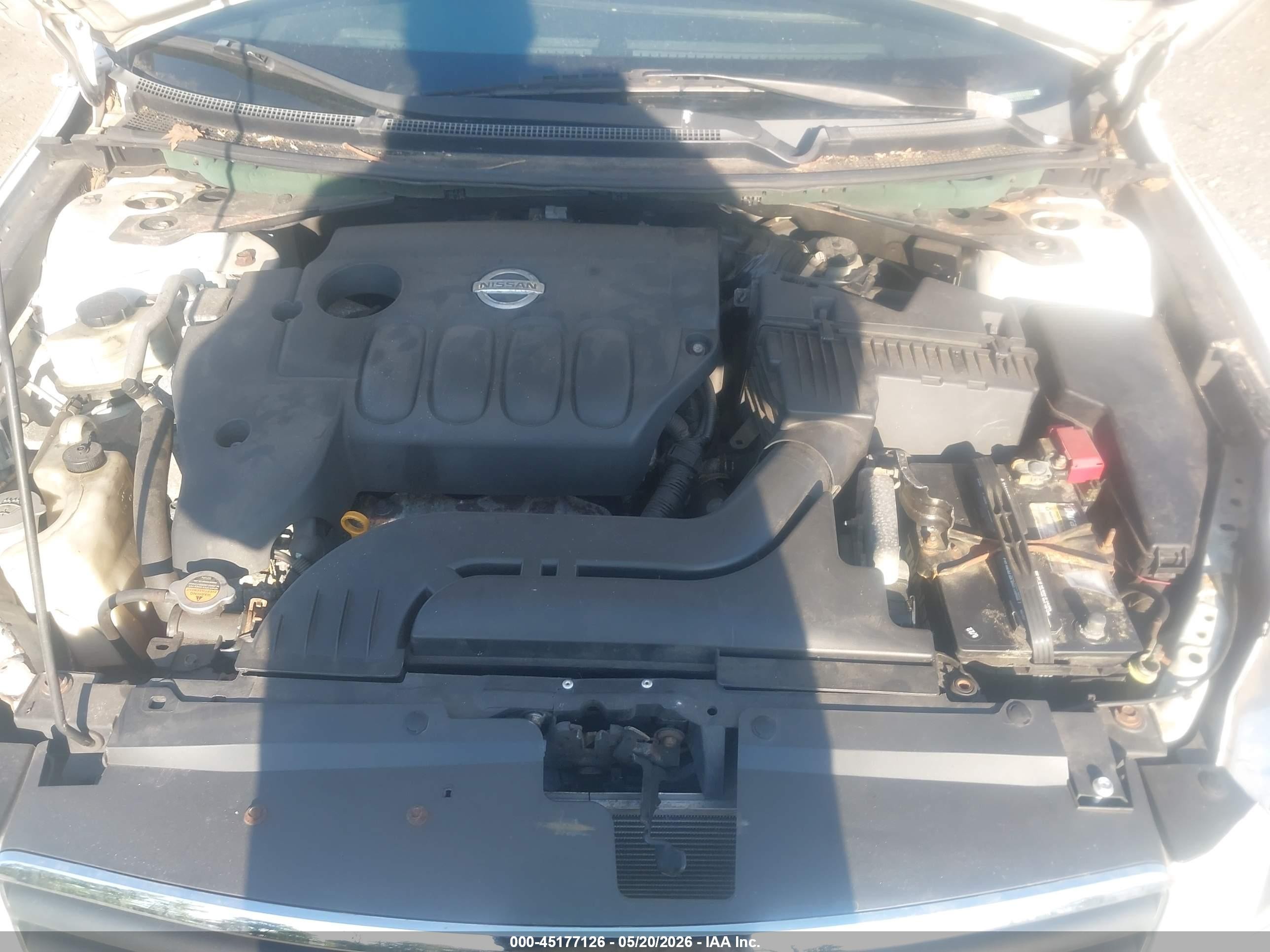 2007 Nissan Altima 2.5 S White vin: 1N4AL21E07C138377