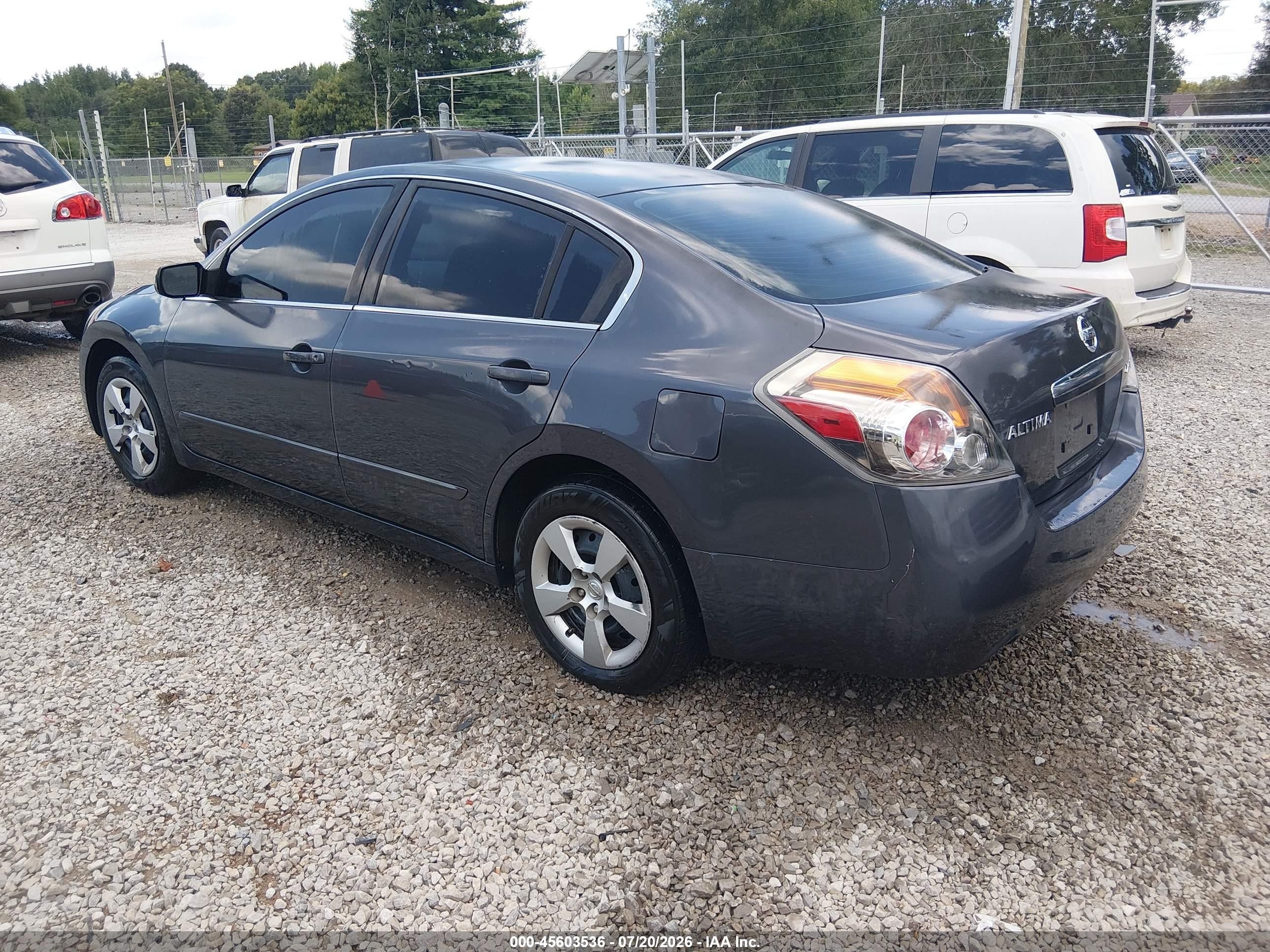 2007 Nissan Altima 2.5 S Gray vin: 1N4AL21E07C180287