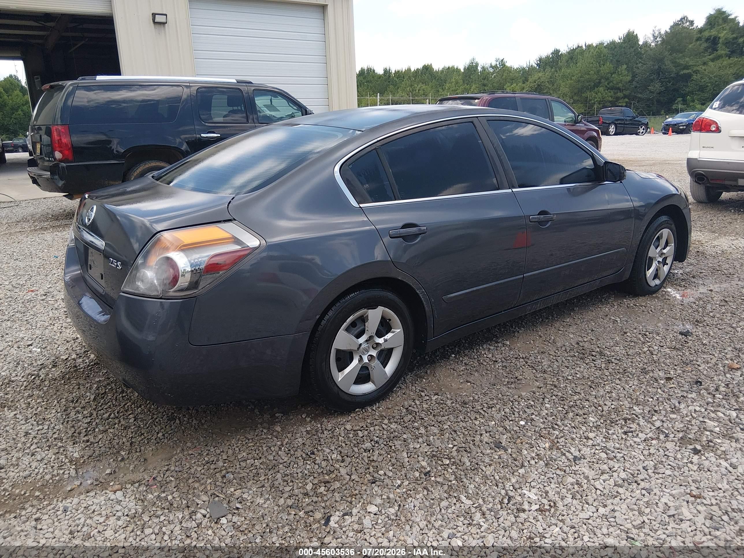 2007 Nissan Altima 2.5 S Gray vin: 1N4AL21E07C180287