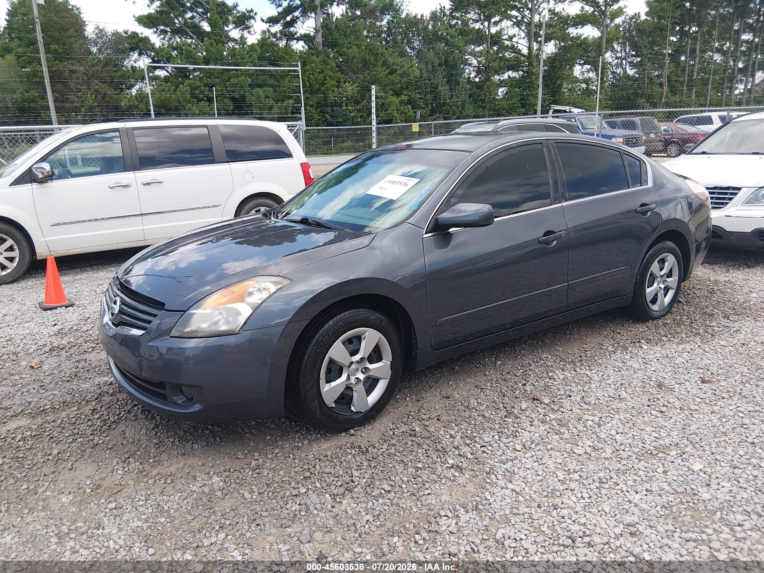 2007 Nissan Altima 2.5 S Gray vin: 1N4AL21E07C180287