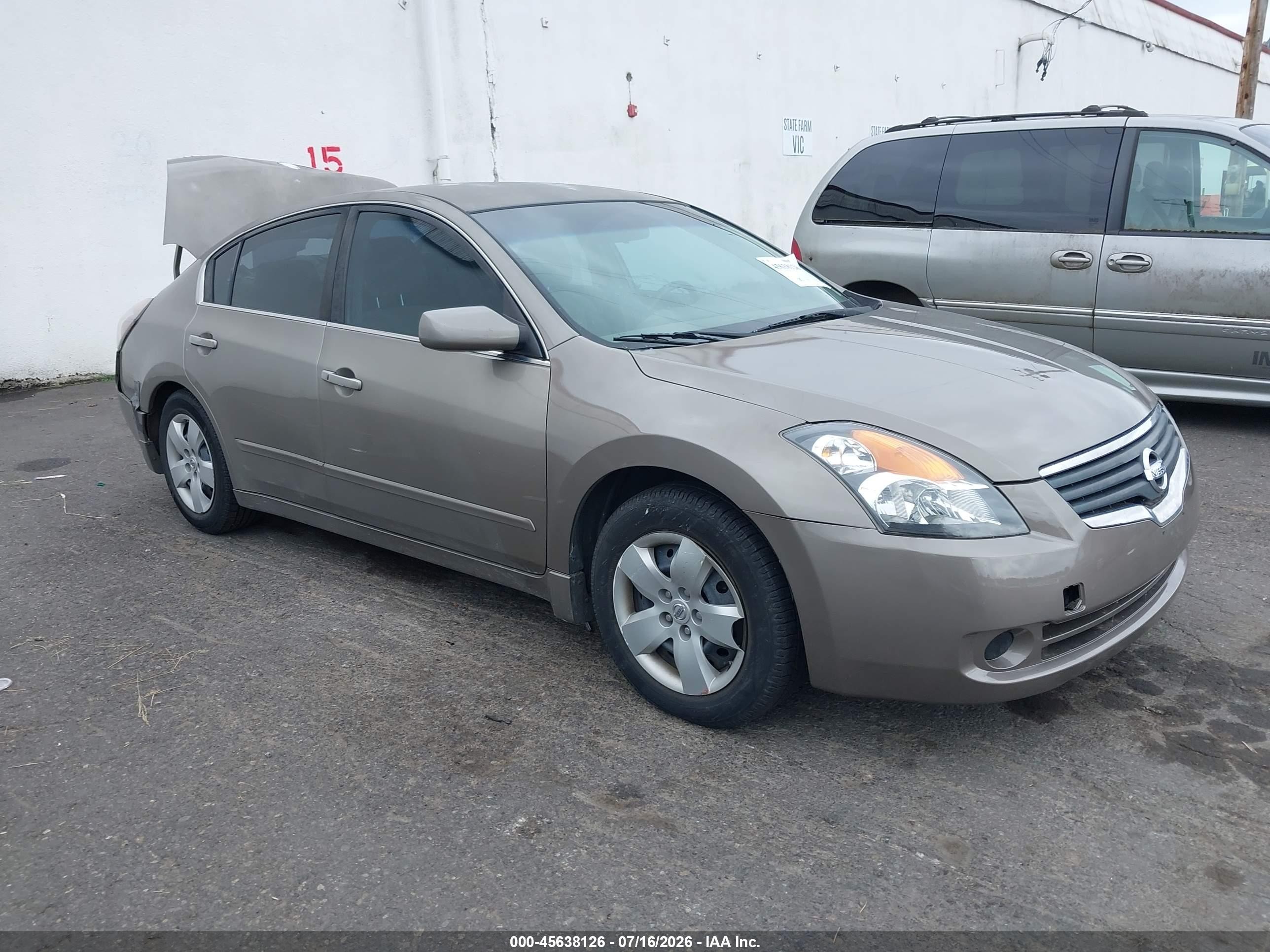 2007 Nissan Altima 2.5 S Gray vin: 1N4AL21E07N402833