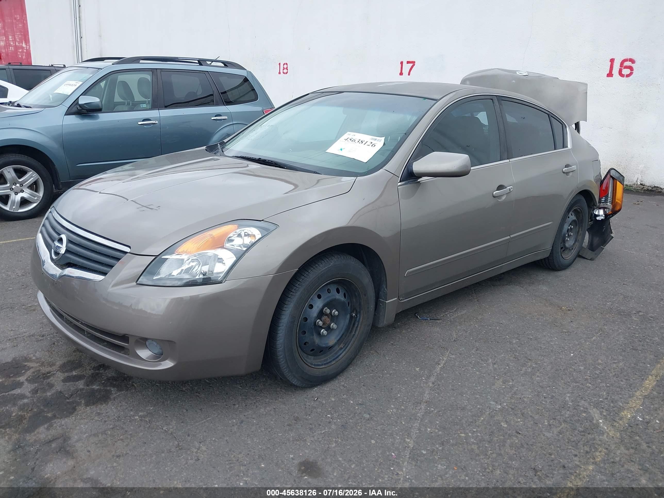 2007 Nissan Altima 2.5 S Gray vin: 1N4AL21E07N402833