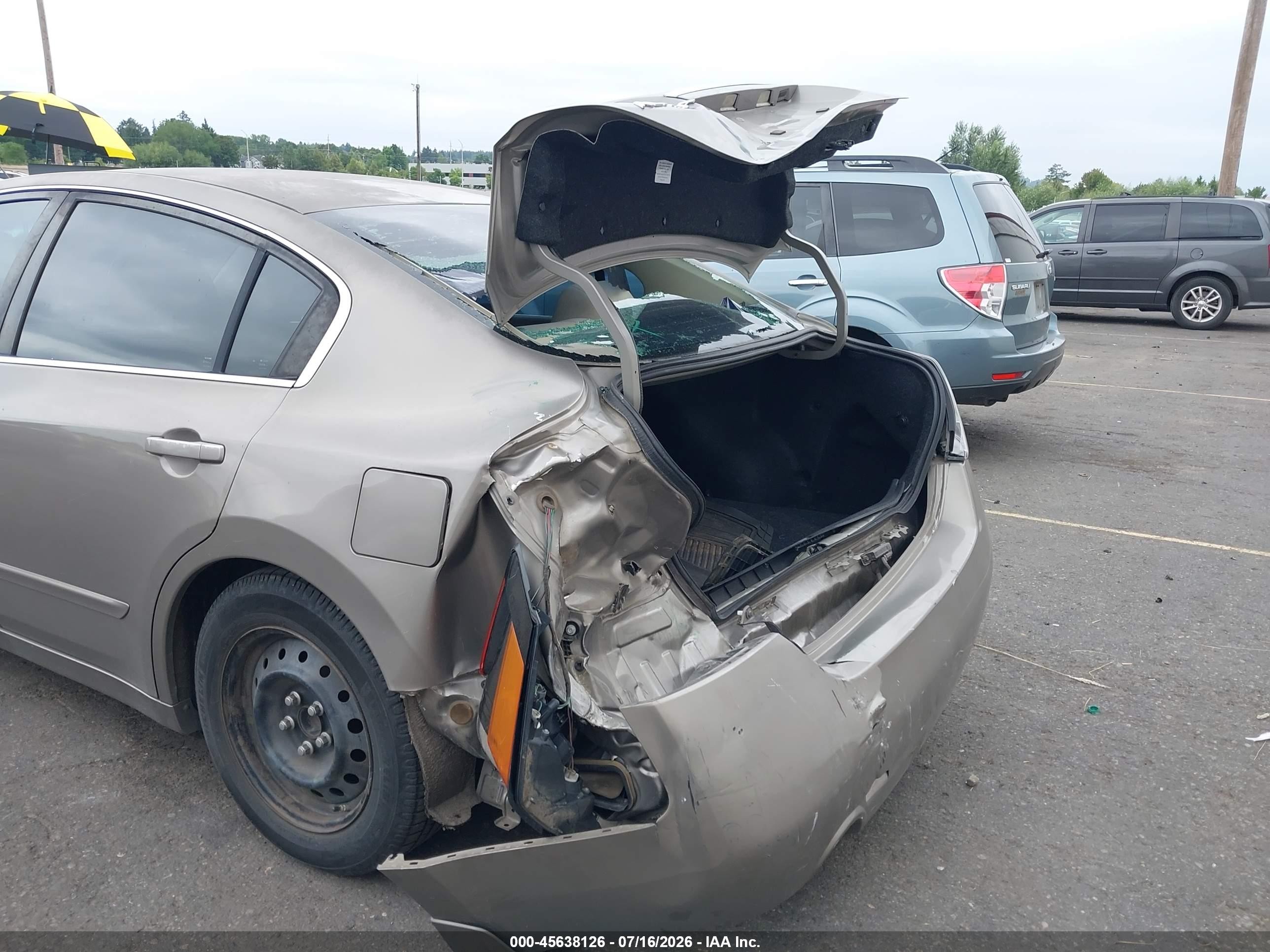 2007 Nissan Altima 2.5 S Gray vin: 1N4AL21E07N402833