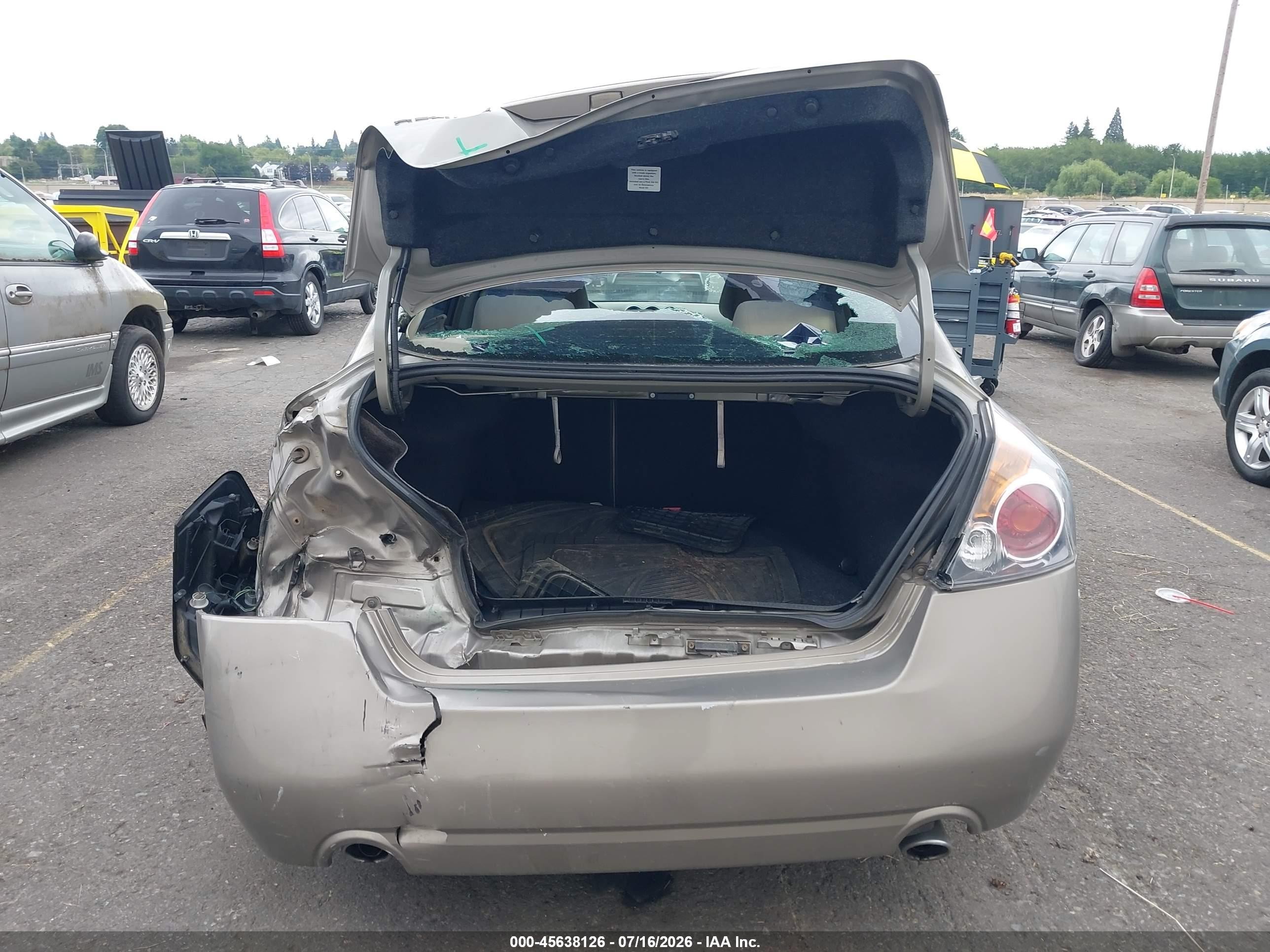 2007 Nissan Altima 2.5 S Gray vin: 1N4AL21E07N402833
