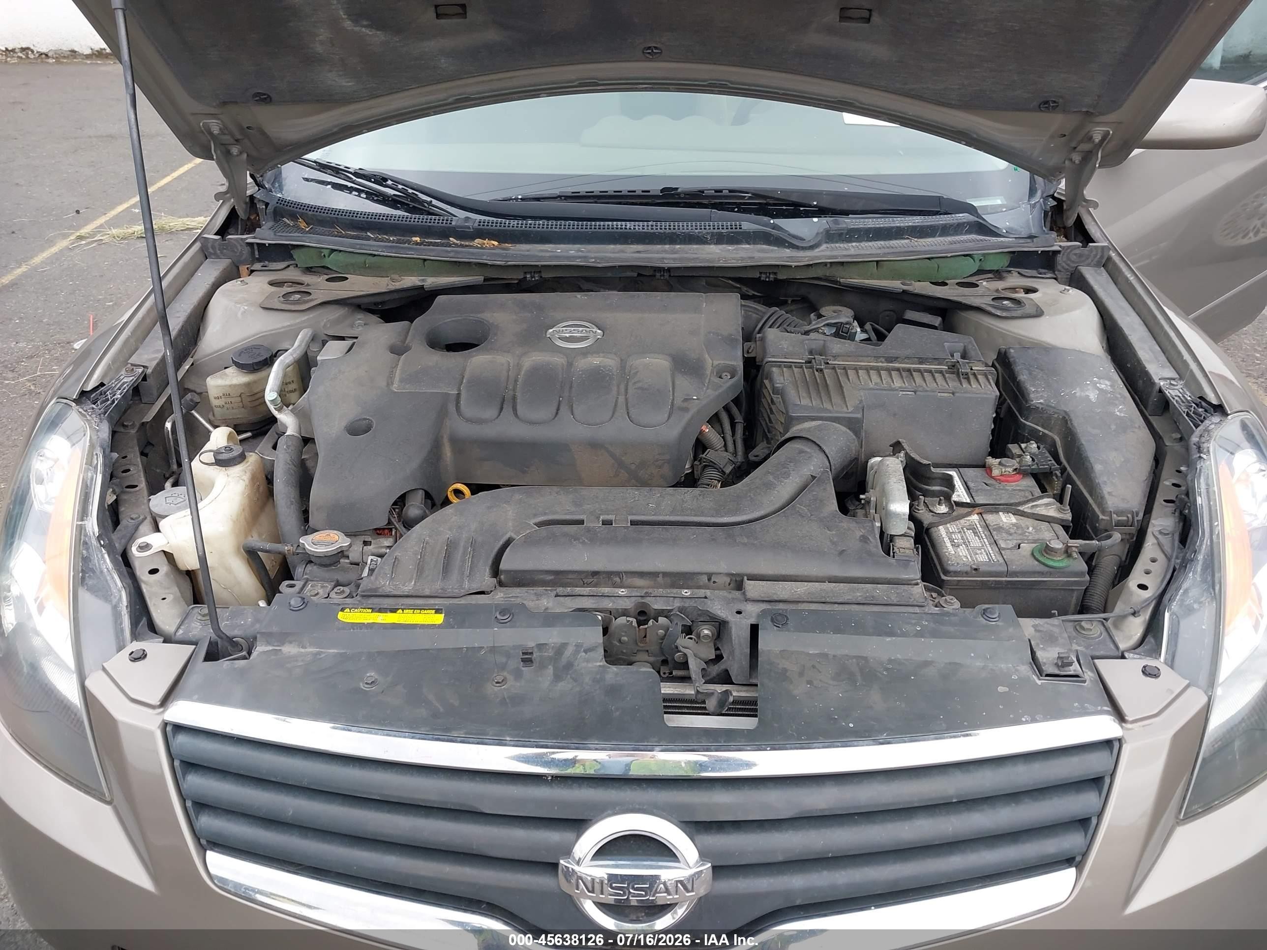 2007 Nissan Altima 2.5 S Gray vin: 1N4AL21E07N402833