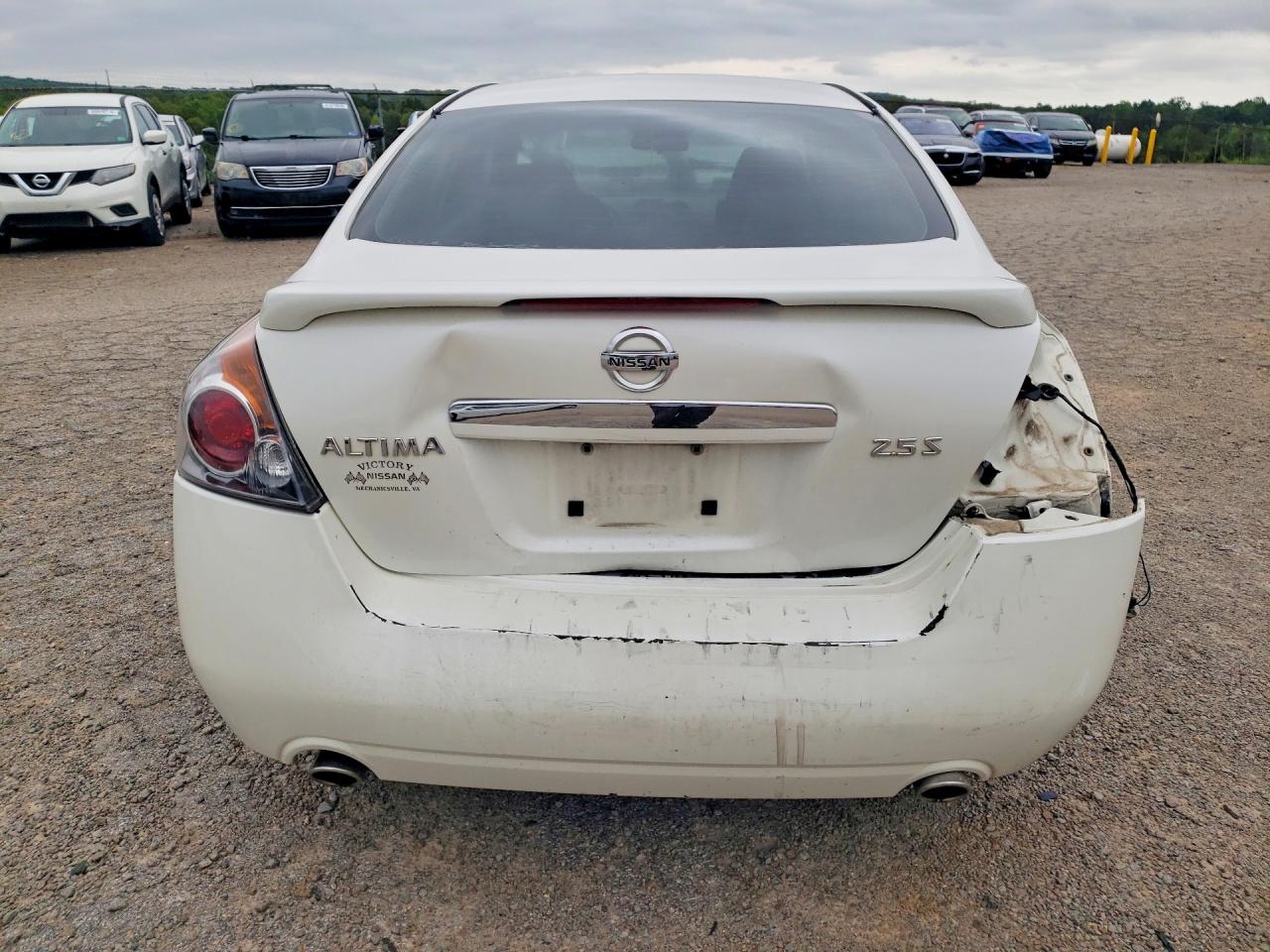 2007 Nissan Altima 2.5 White vin: 1N4AL21E07N404405