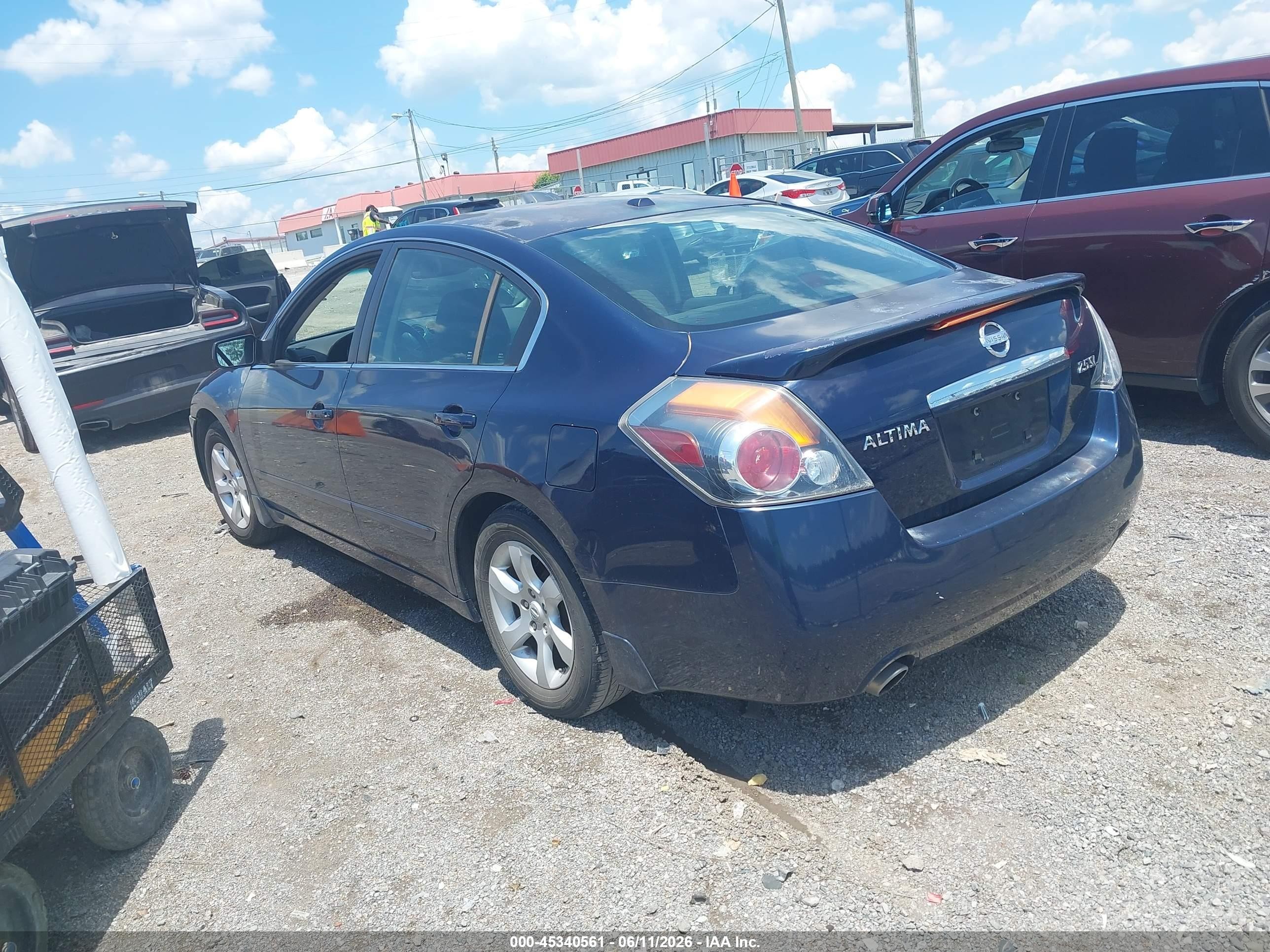 2007 Nissan Altima 2.5 S Blue vin: 1N4AL21E07N410690