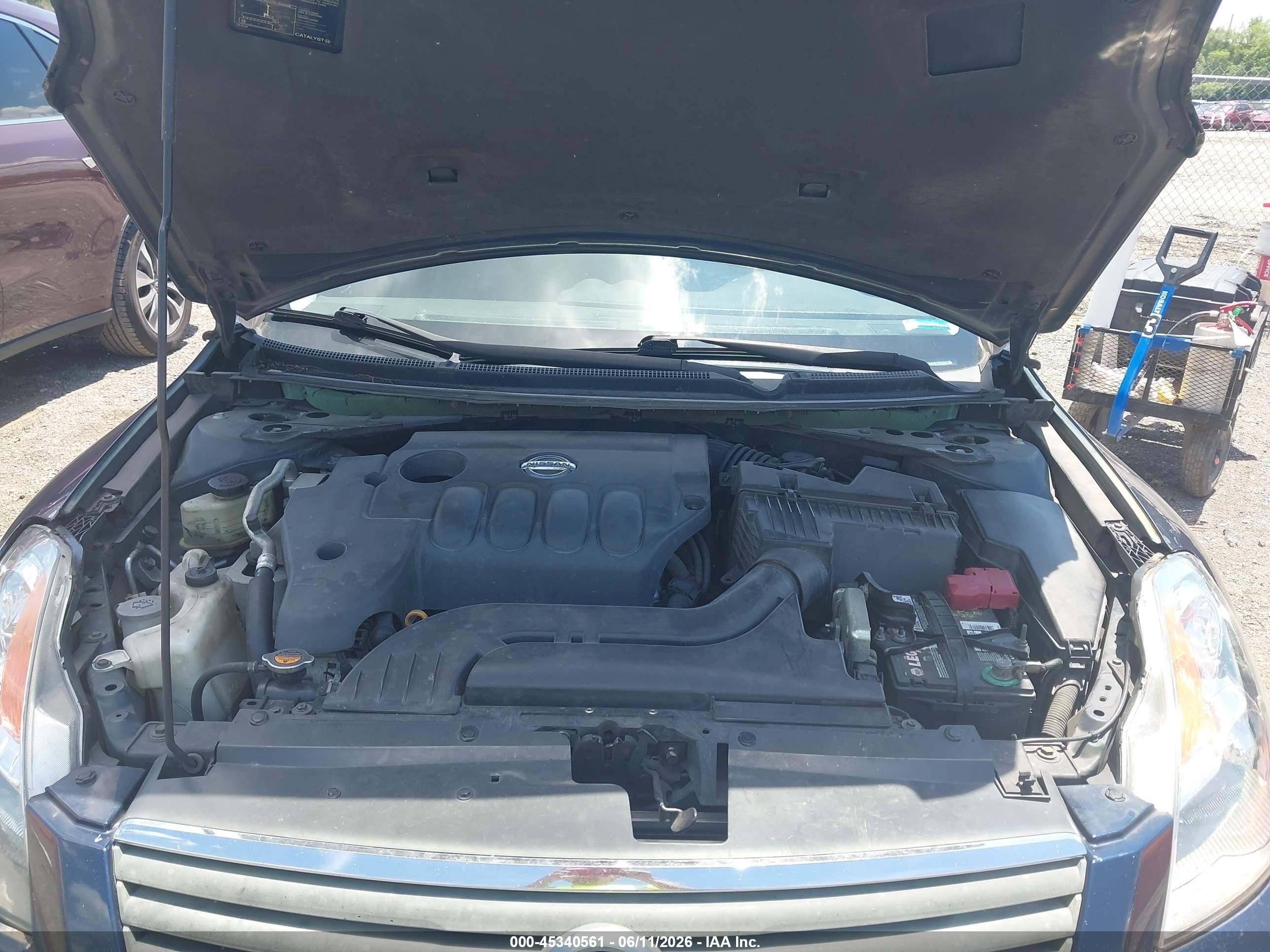 2007 Nissan Altima 2.5 S Blue vin: 1N4AL21E07N410690