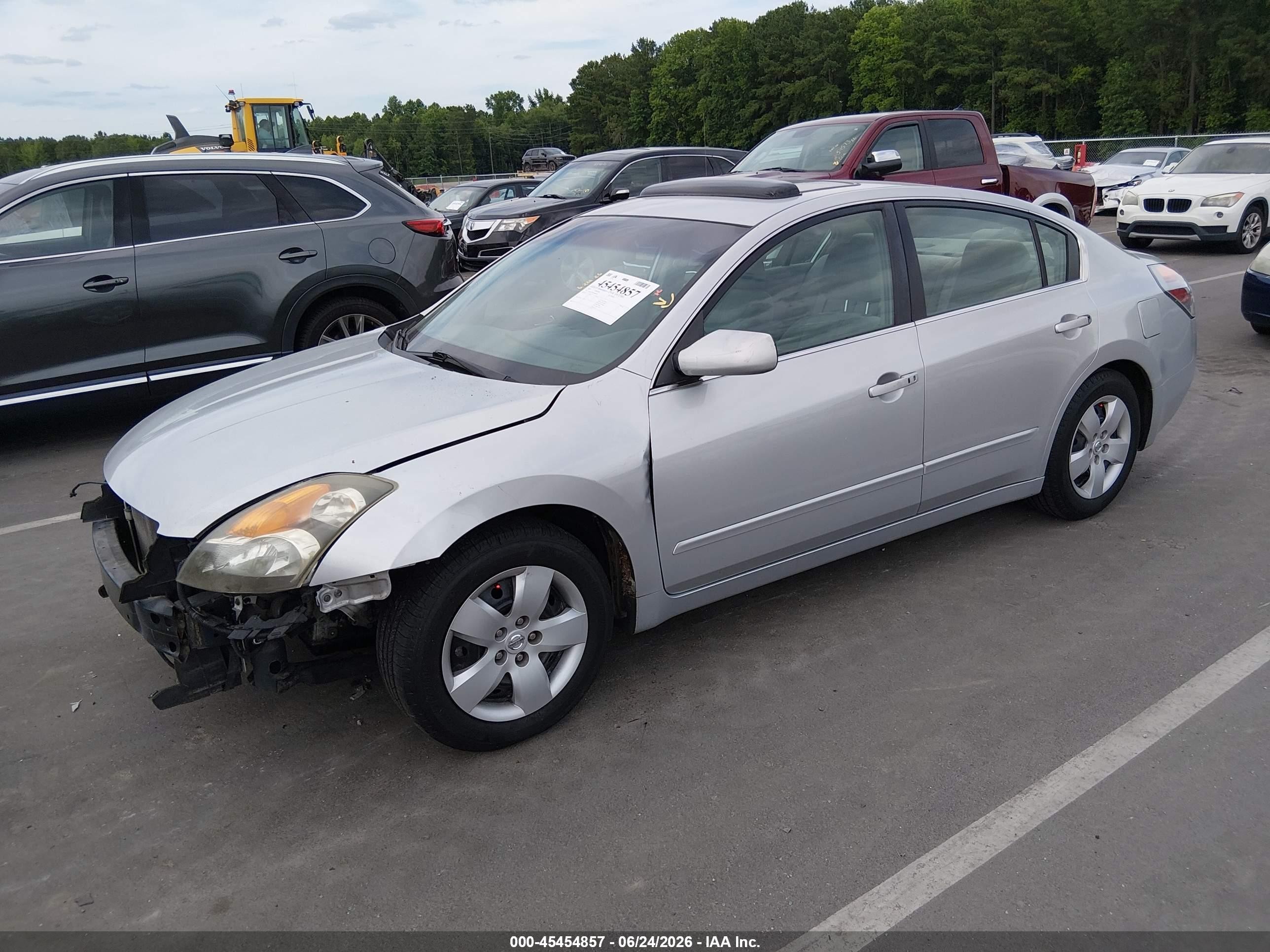 2007 Nissan Altima 2.5 S Silver vin: 1N4AL21E07N440000