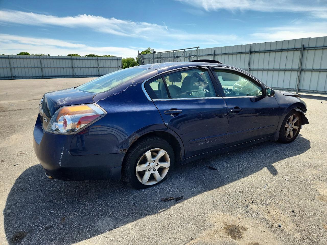 2007 Nissan Altima 2.5 Blue vin: 1N4AL21E07N456777