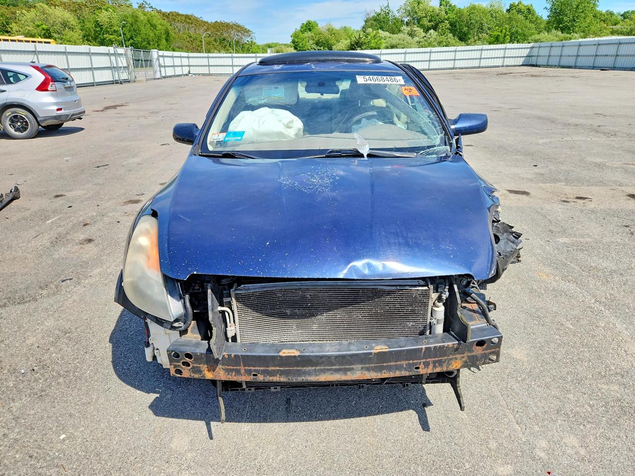 2007 Nissan Altima 2.5 Blue vin: 1N4AL21E07N456777