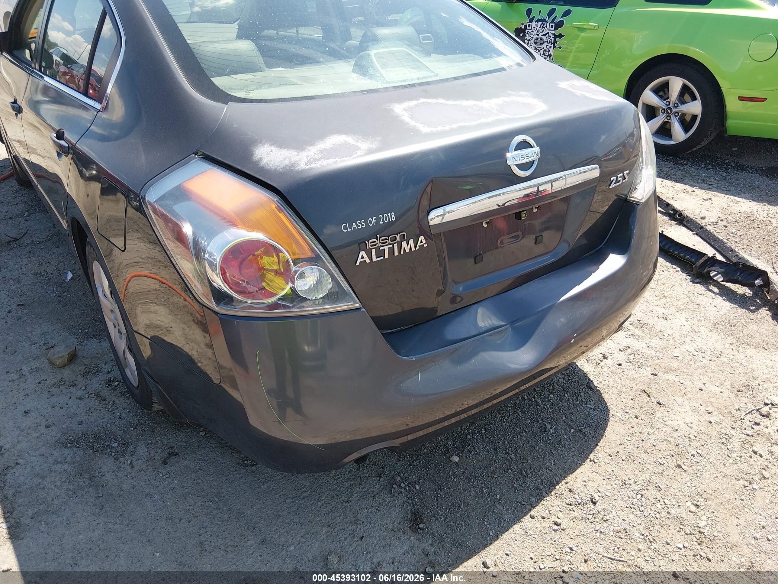 2007 Nissan Altima 2.5 S Gray vin: 1N4AL21E07N469769