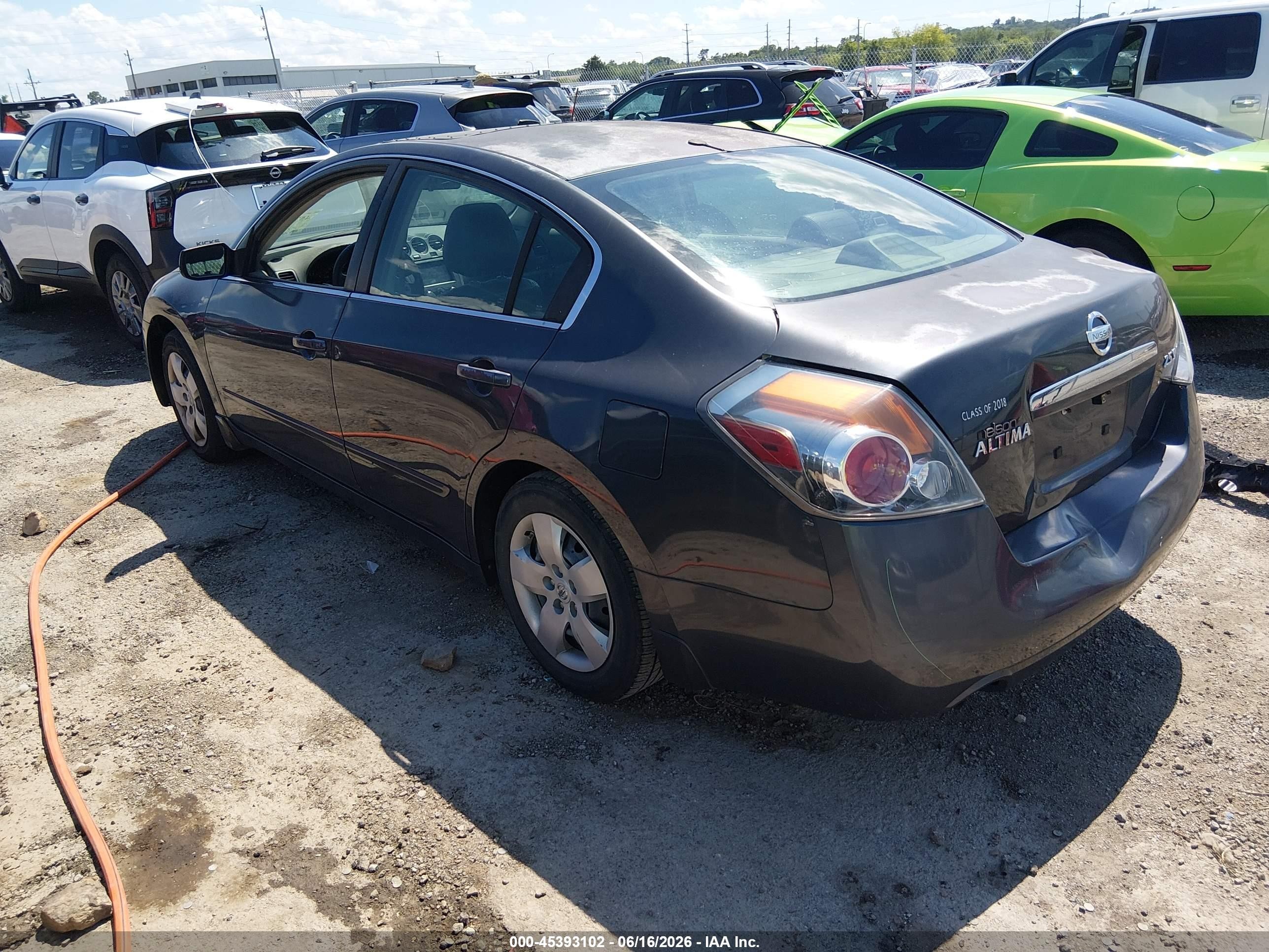 2007 Nissan Altima 2.5 S Gray vin: 1N4AL21E07N469769