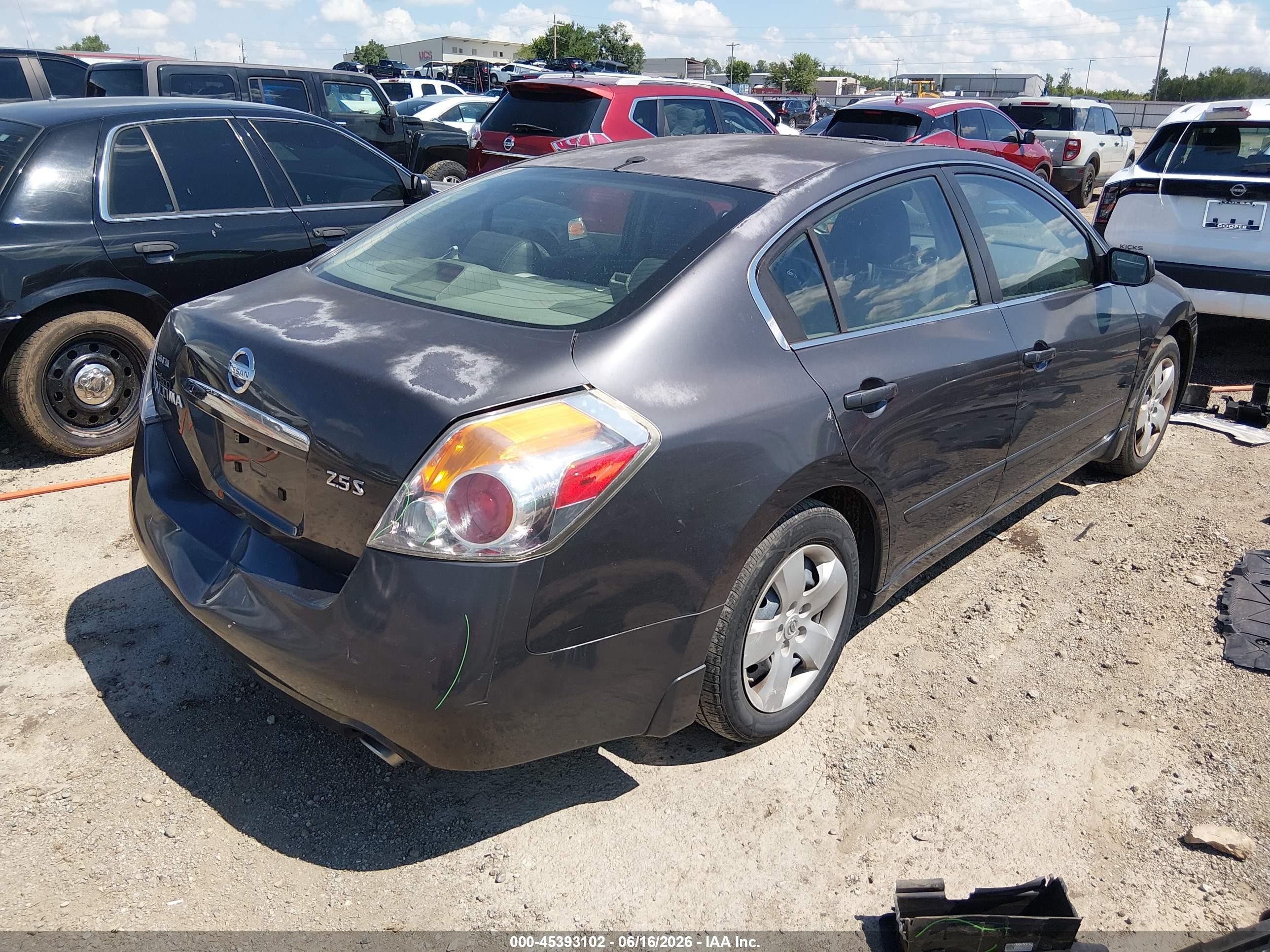 2007 Nissan Altima 2.5 S Gray vin: 1N4AL21E07N469769